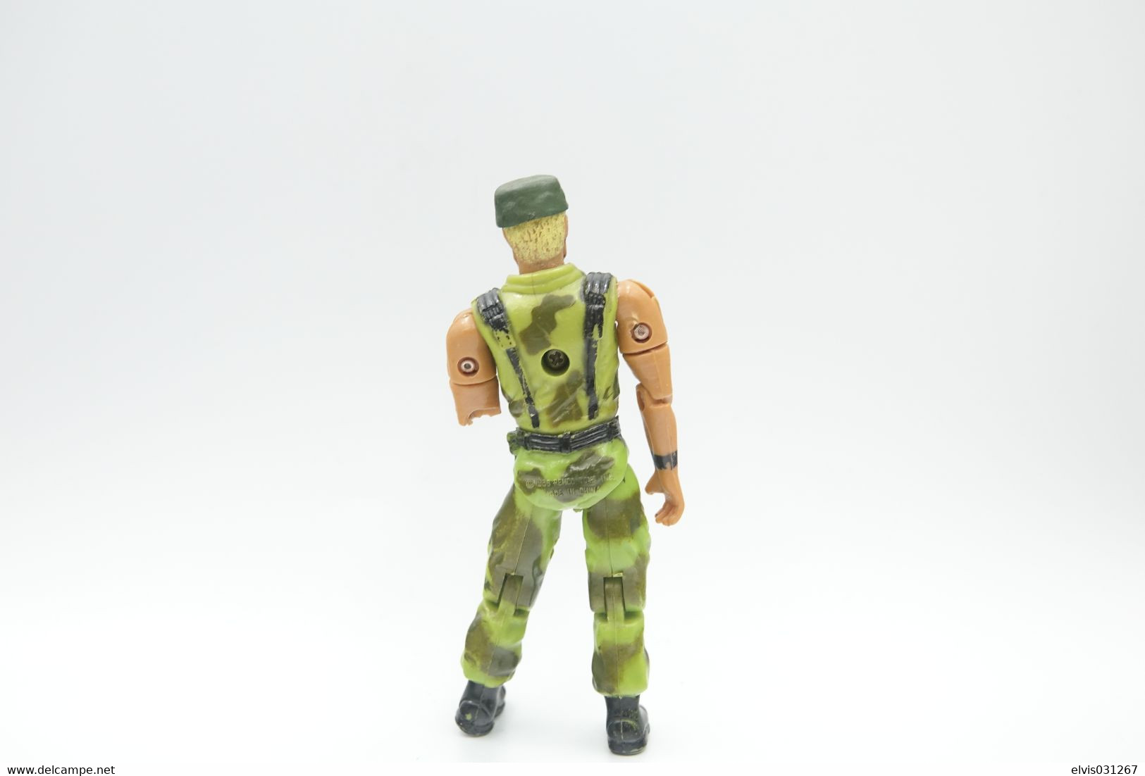 Vintage ACTION FIGURE AMERICAN DEFENSE U.S. FORCES:  MAJOR MUSCLE - Original Remco 1986 - No Hasbro - GI JOE - Action Man