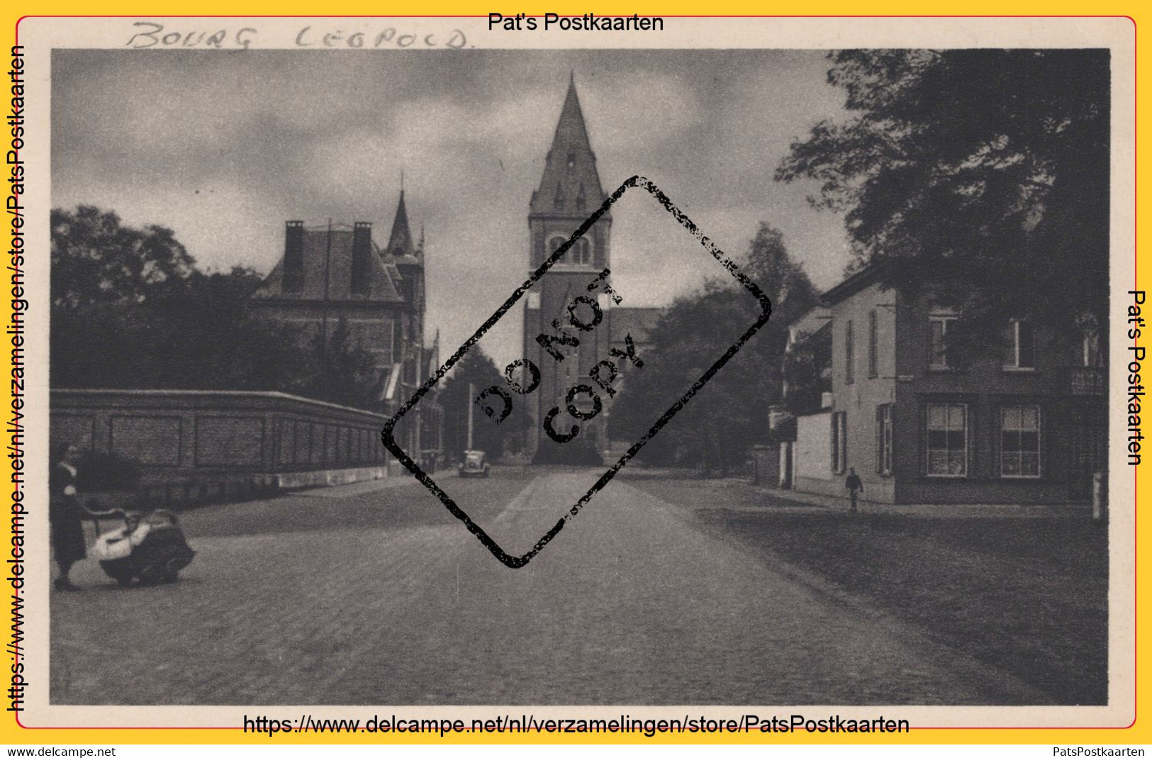 PP-0145 Bourg-Léopold - La Poste Et L'Eglise  Leopoldsburg - Posterijen En Kerk - Leopoldsburg