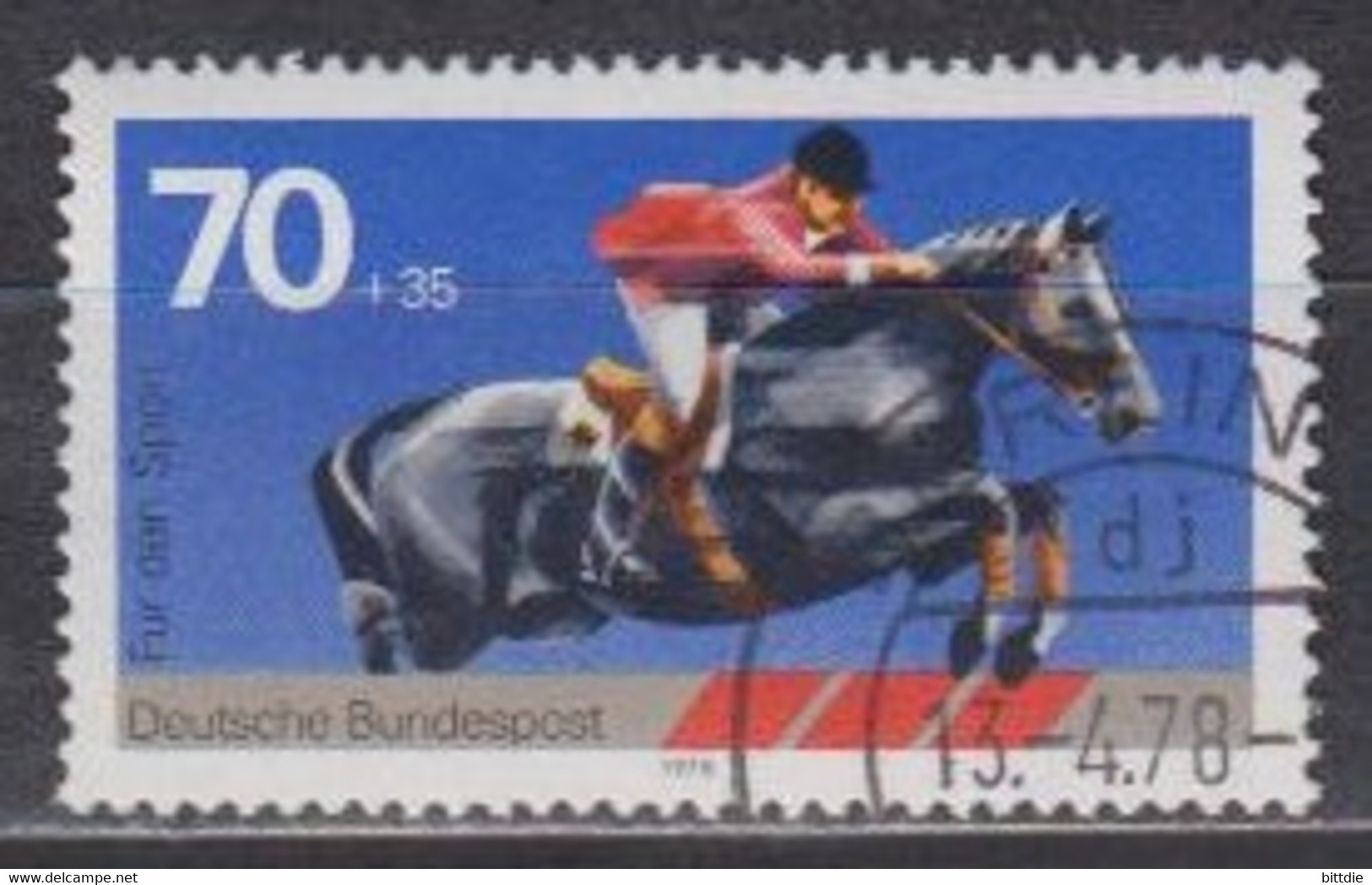 Reitsport, BRD  968 , O   (B 1564) - Springconcours