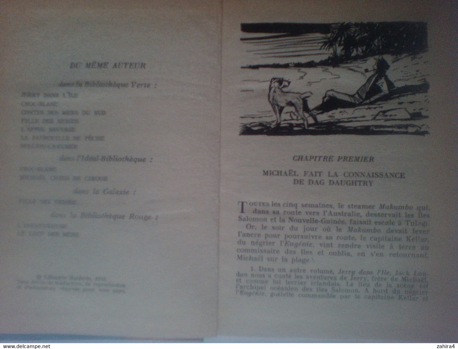 Jack London Michaël Chien De Cirque Texte Français Paul Gruyer & Louis Postif Illustration Pierre Leroy 4 Cartonnées - Bibliotheque Verte