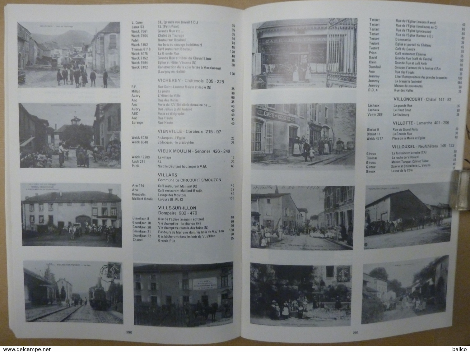 Argus De Cartes Postales Anciennes  "Les Vosges" -  300 Pages ( Très Bon état ) 20 Pages Sur 300 Pour Présentation ! - Books & Catalogues