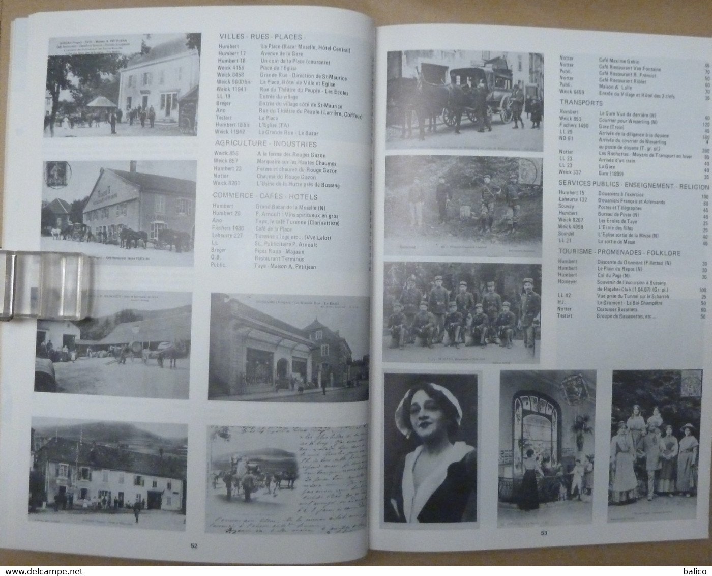 Argus de Cartes Postales Anciennes  "Les Vosges" -  300 Pages ( très bon état ) 20 pages sur 300 pour présentation !