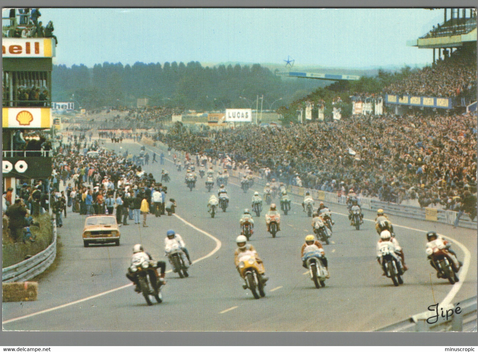 CPM - Moto - Le Mans - Circuit Bugatti - Le Bol D'Or - Le Départ - Moto Sport