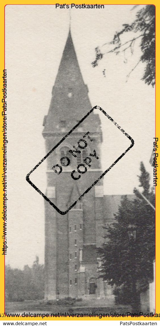 PP-0167 Bourg-Léopold - La Poste Et L'église  CAMP DE BEVERLOO - De Post En De Kerk - Leopoldsburg (Kamp Van Beverloo)