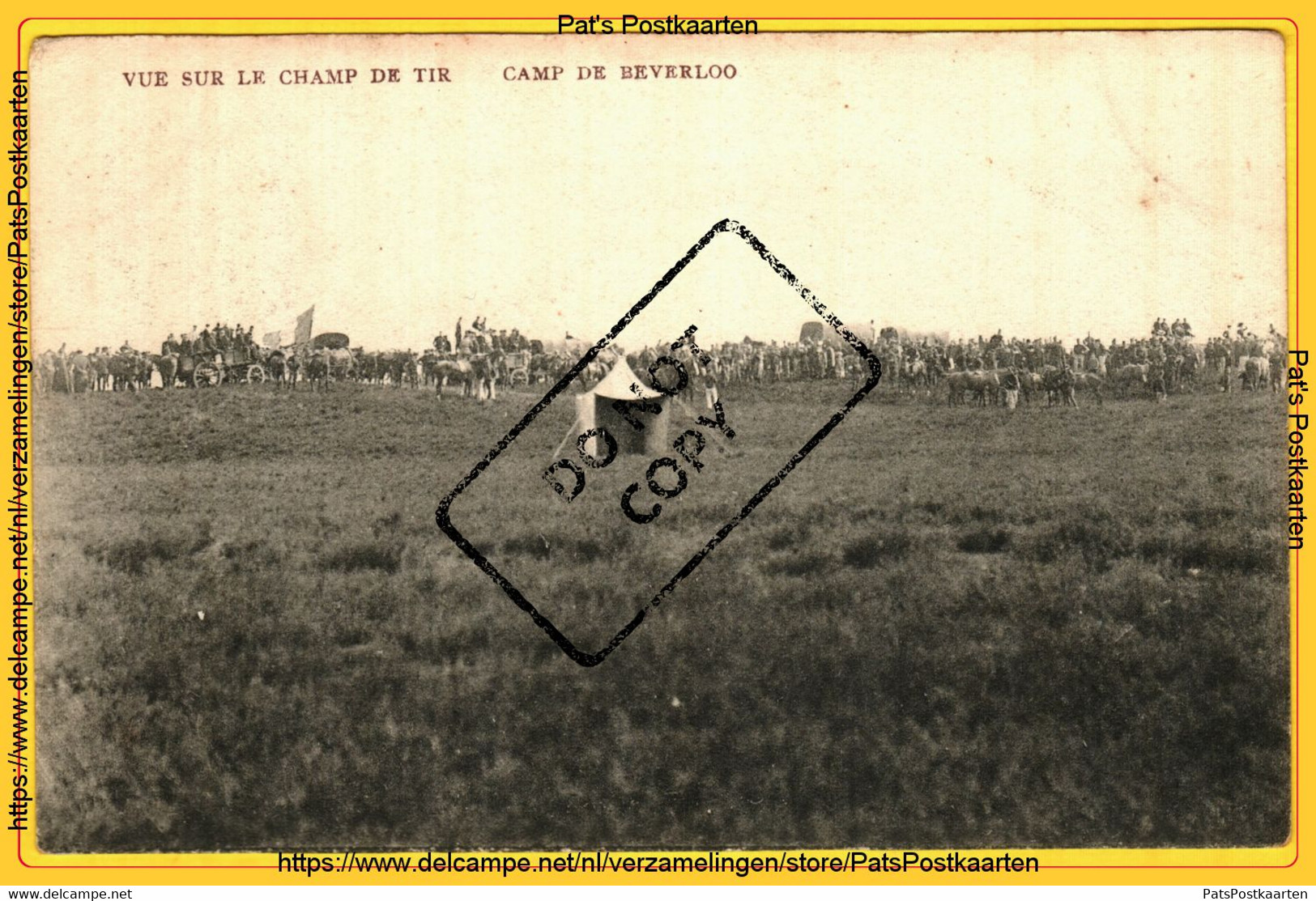 PP-0172 VUE SUR LE CHAMP DE TIR - CAMP DE BEVERLOO - Leopoldsburg (Camp De Beverloo)