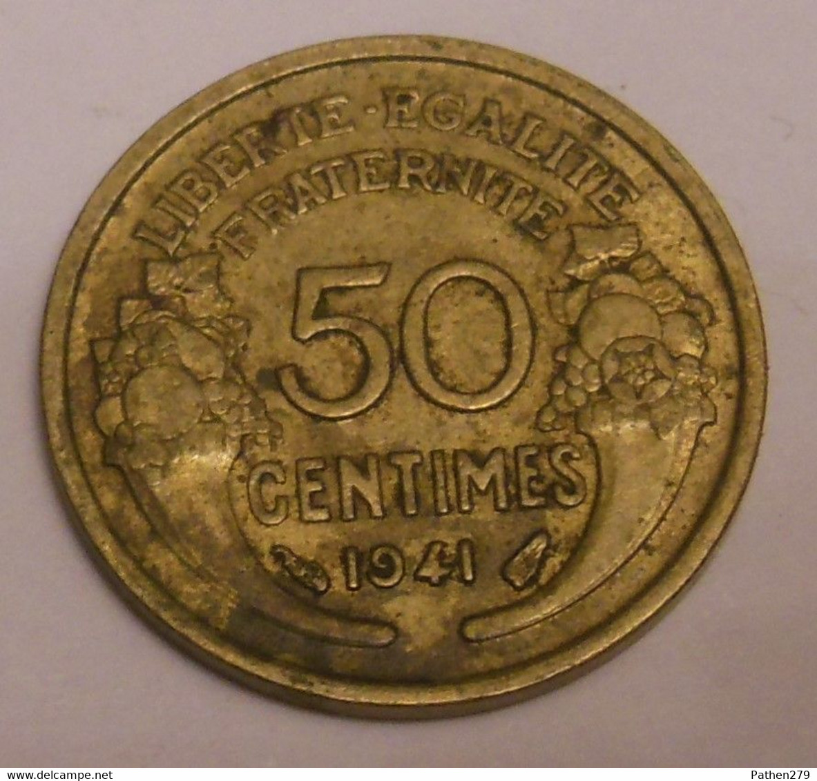 50 Centimes 1941 Etat Français Morlon - 50 Centimes