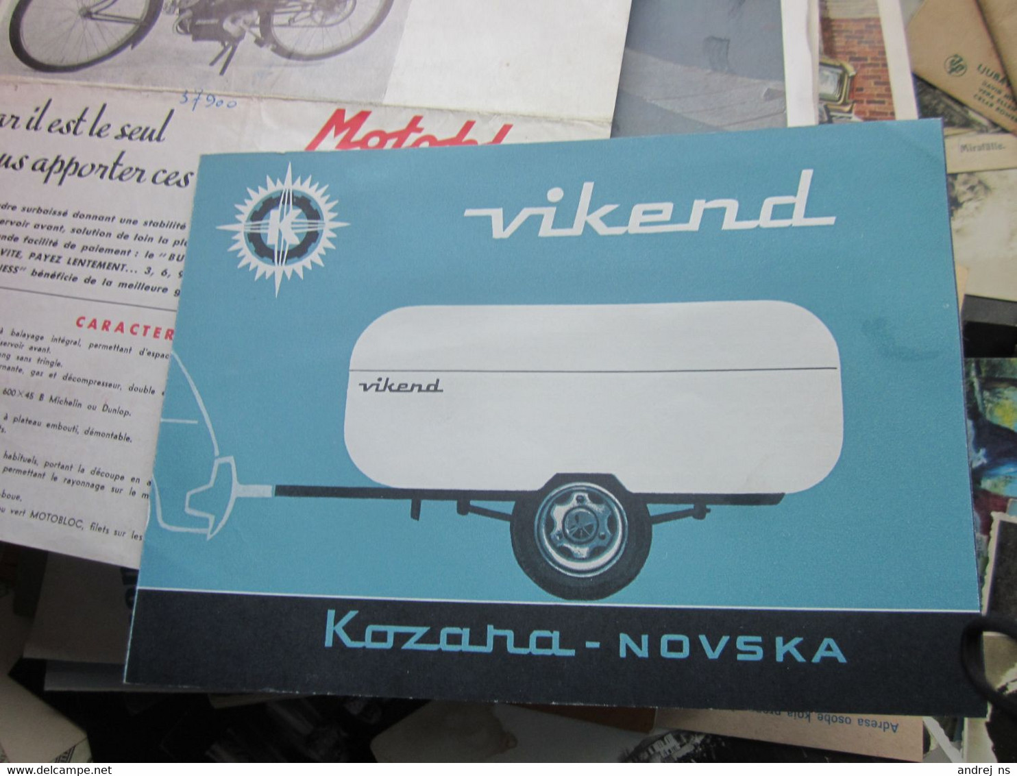 Old Catalogue Vikend Kozana Tvornica Metalnih Proizvoda Novska Camper - Camping