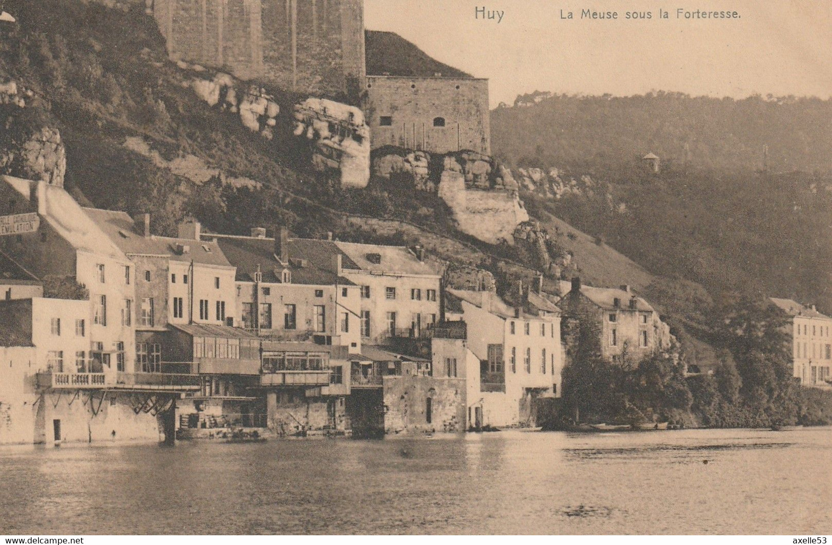 Huy Belgique (7550)  La Meuse Sous La Forteresse - Huy