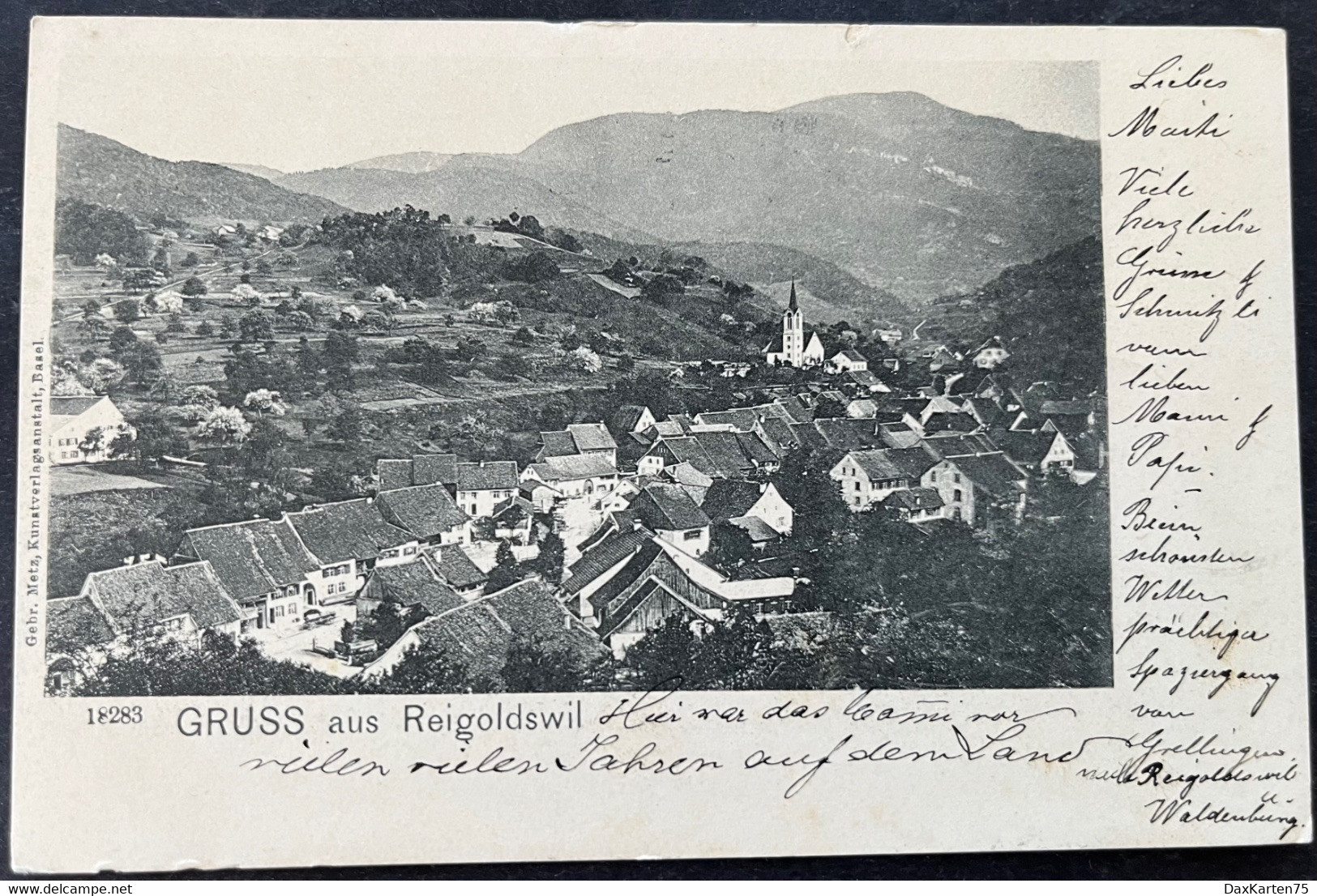 Gruss Aus Reigoldswil 1903 - Reigoldswil