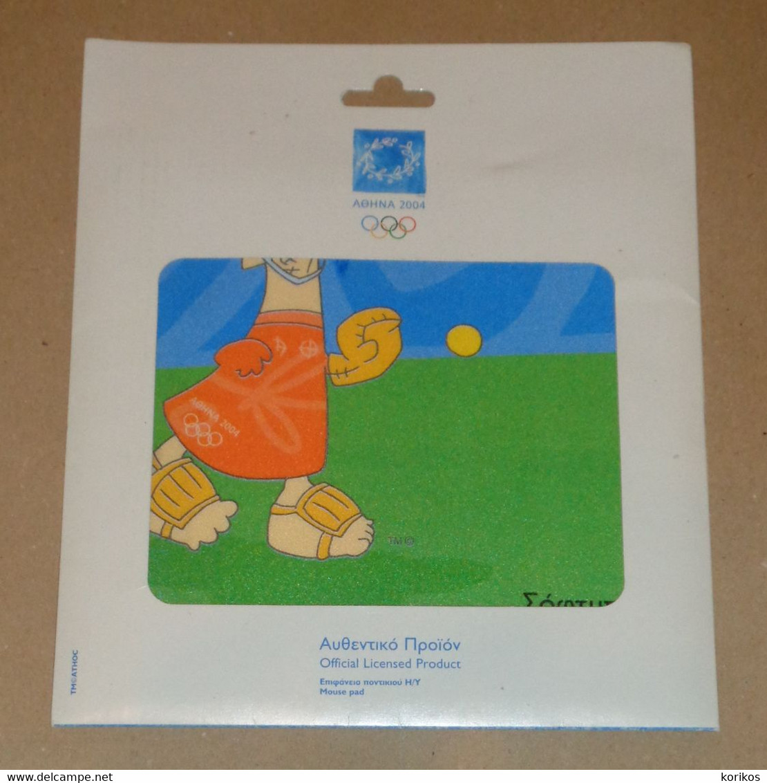 SOFTBALL MOUSE PAD - ATHENS 2004 OLYMPIC GAMES – AUTHENTIC PRODUCT - NEW - Apparel, Souvenirs & Other