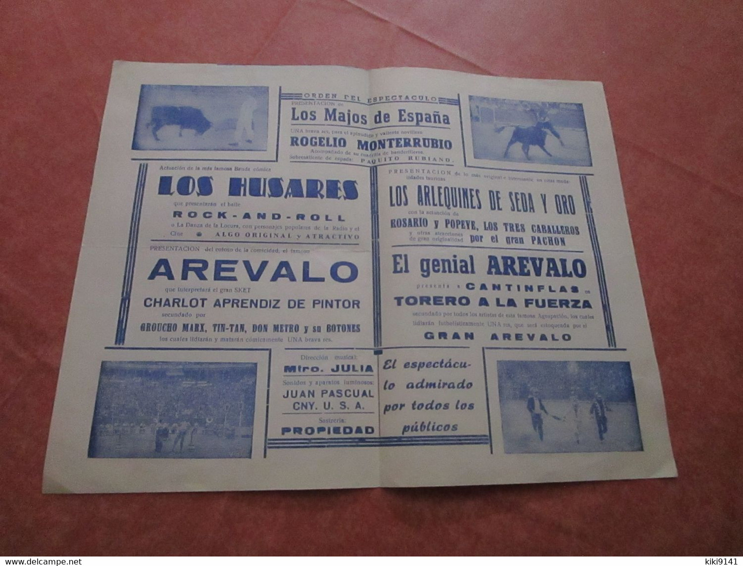 Plaza De Toros De TARAZONA - Viernes, 30 Agosto De 1957(programme) - Programme