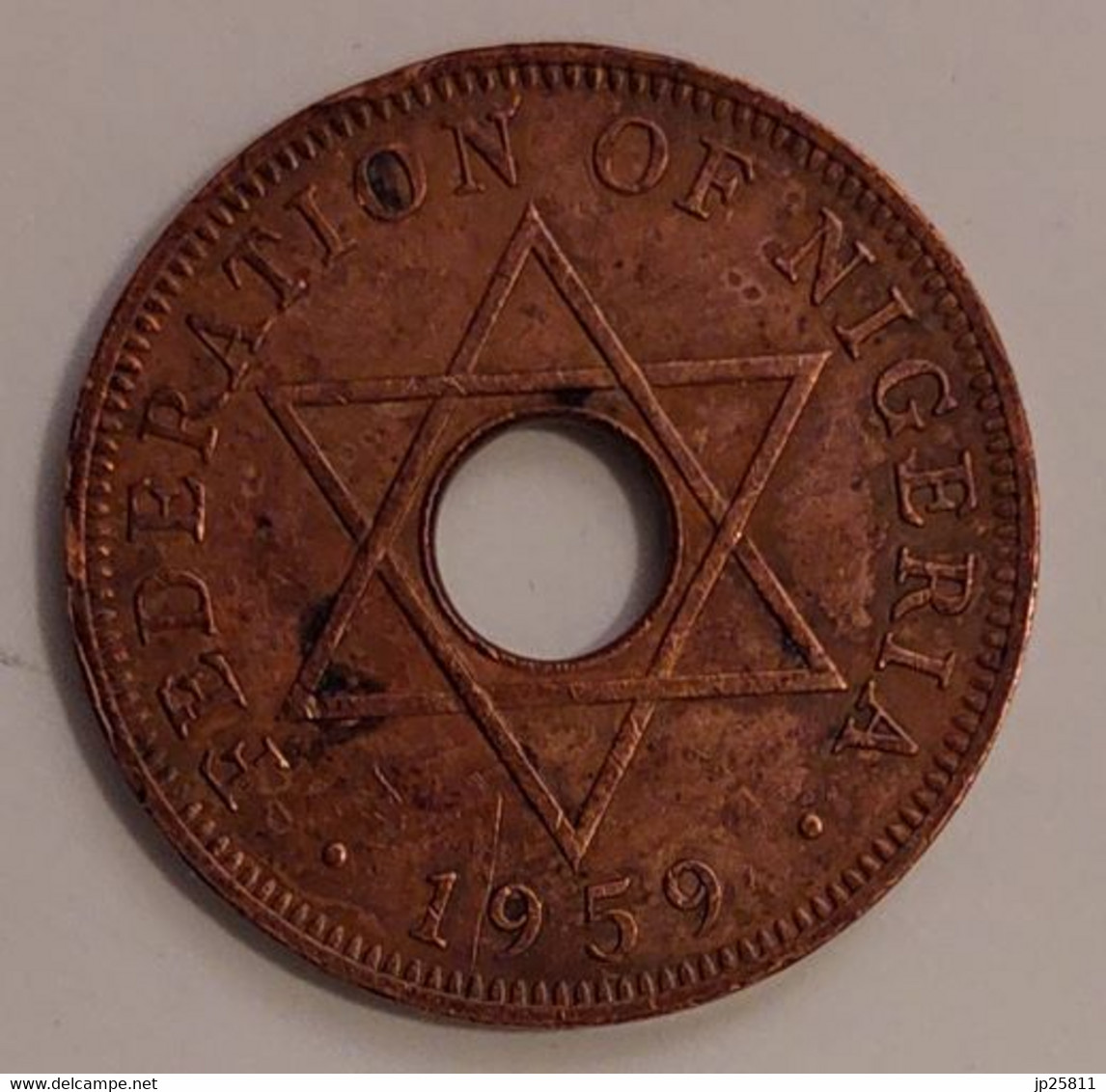 Nigeria  One Penny 1959 - Nigeria