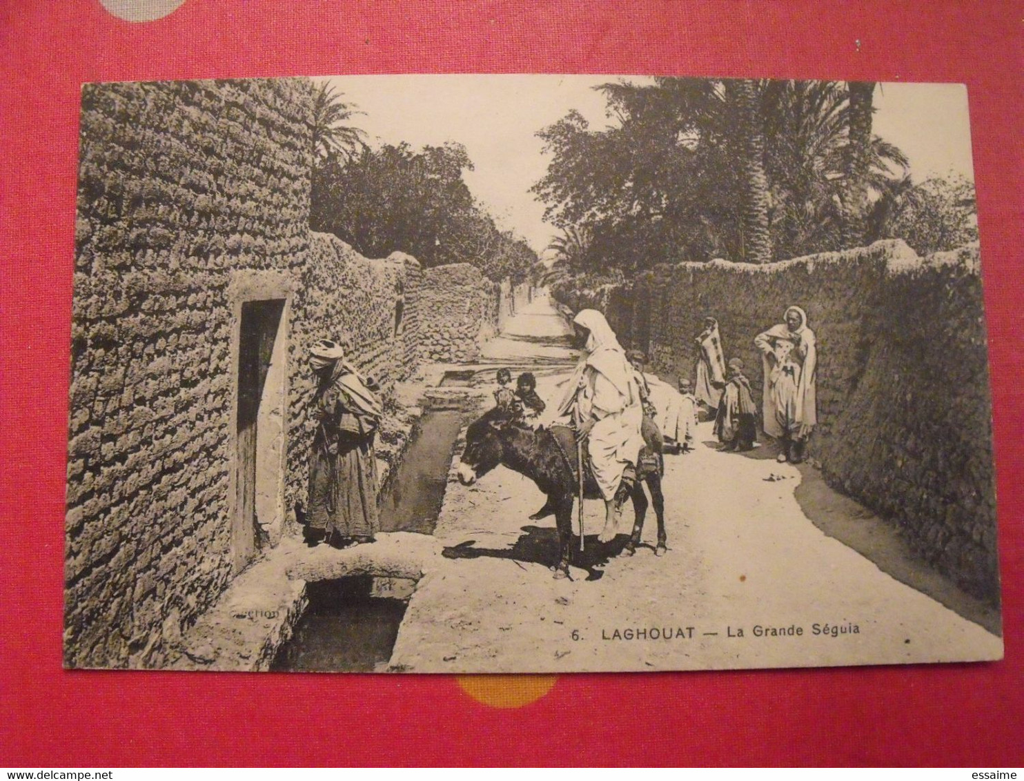 Carte Postale Algérie. Laghouat. La Grande Séguia - Laghouat