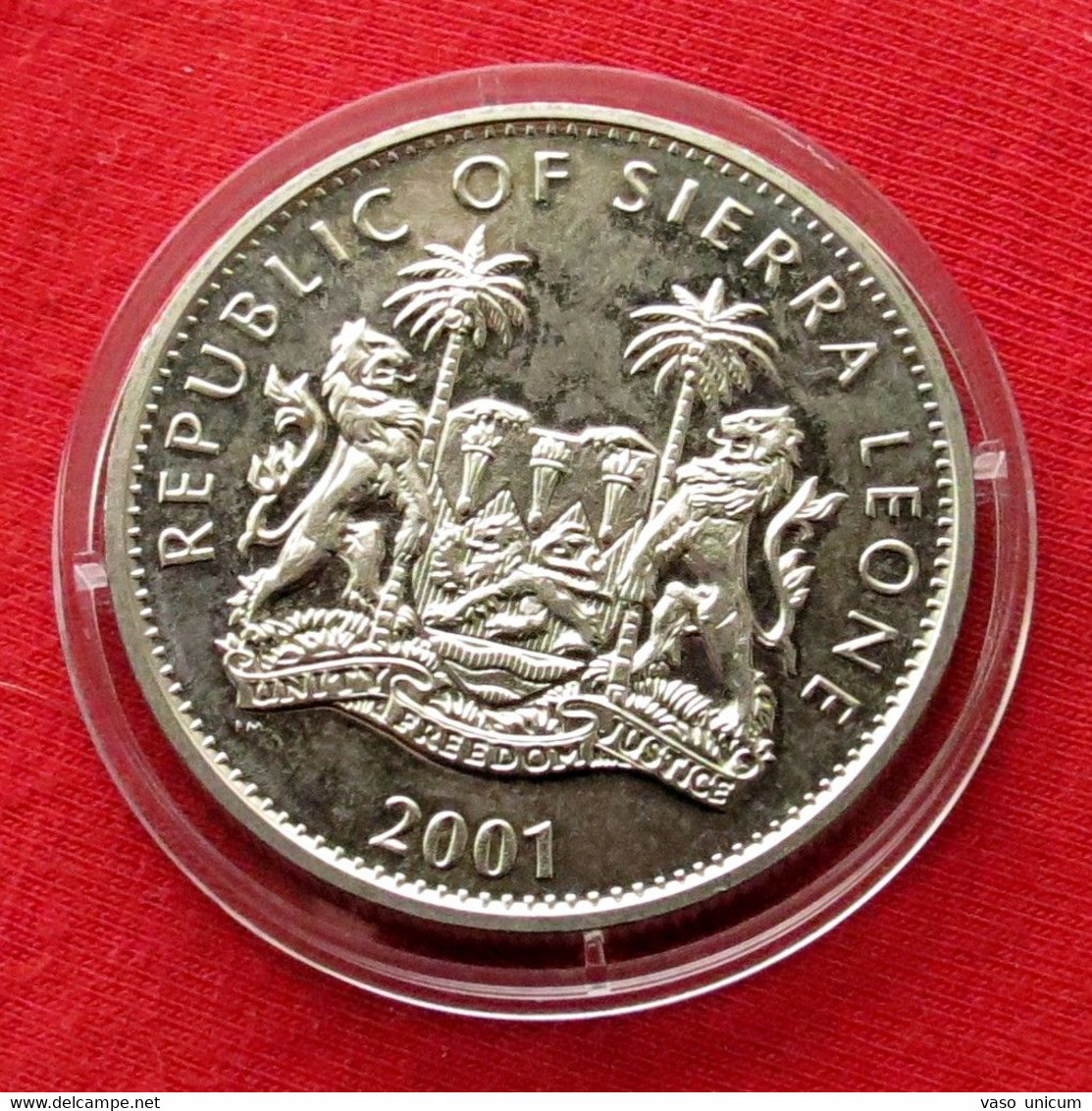 Sierra Leone 1 $ 2001  Leopard - Sierra Leone