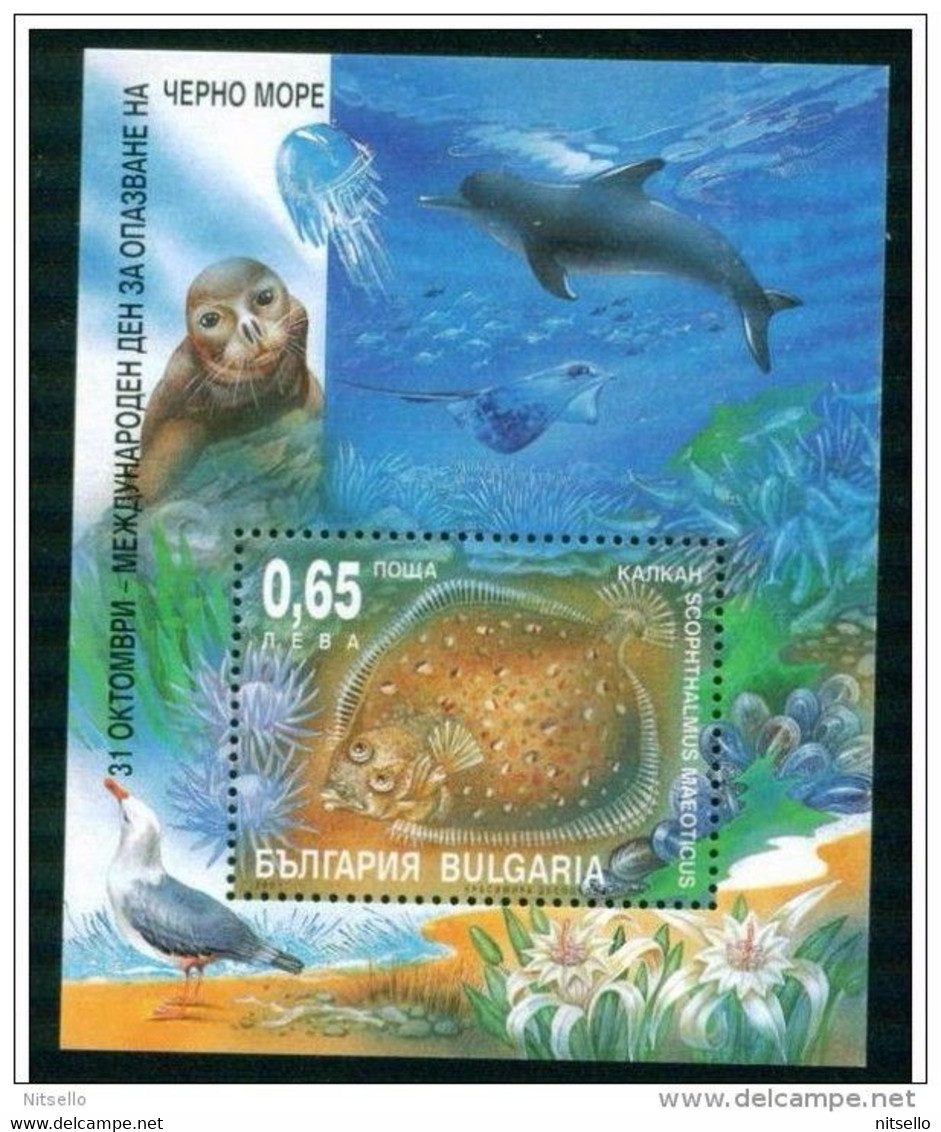 LOTE 1235  ///  BULGARIA 2011   FAUNA MARINA ** MNH - Marine Life