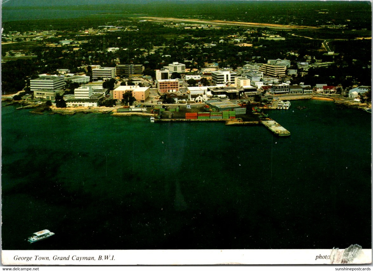 Cayman Islands Grand Cayman George Town Panoramic View 1999 - Caimán (Islas)