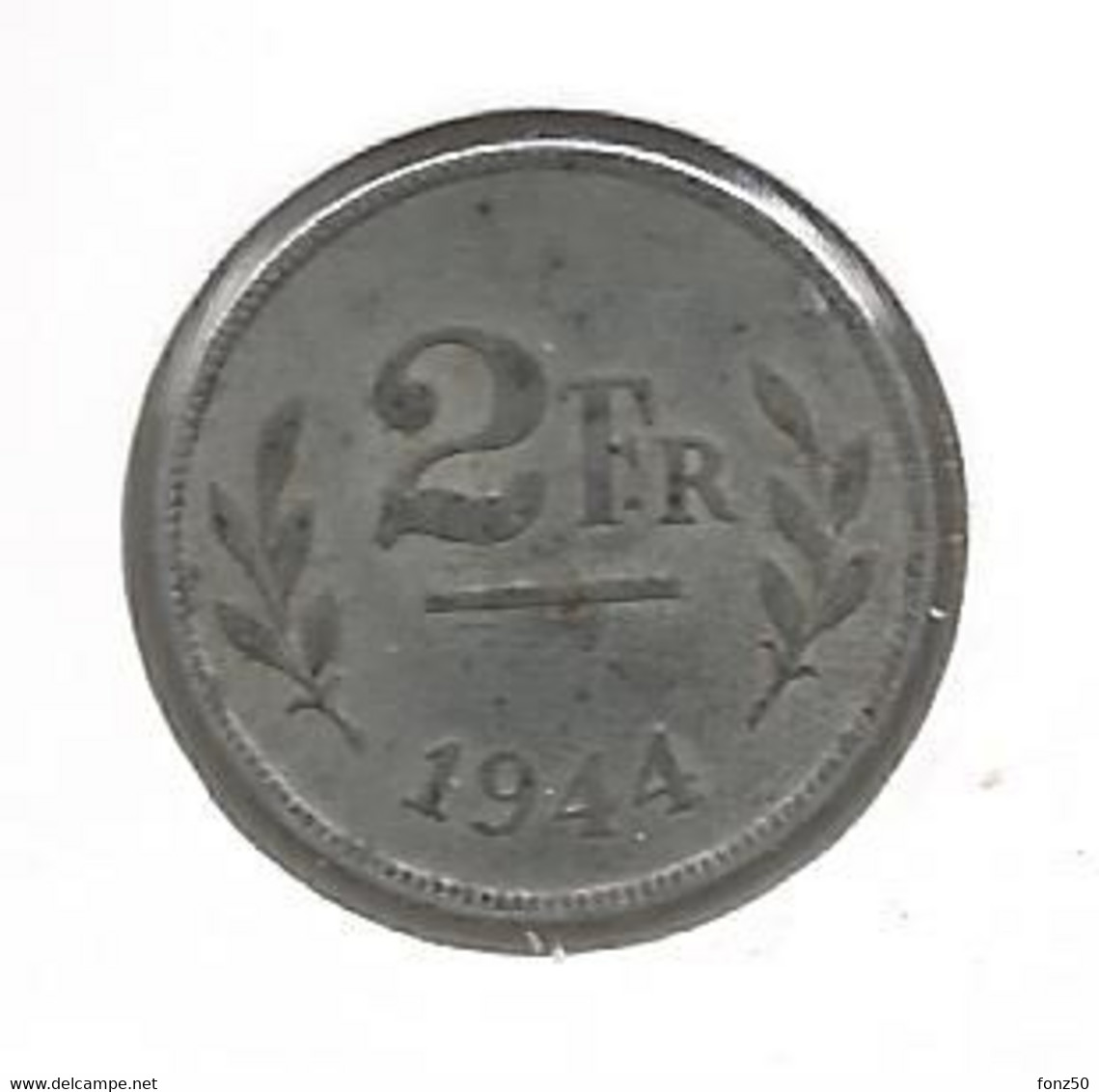 LEOPOLD III * 2 Frank 1944 Frans/vlaams * Z.Fraai / Prachtig * Nr 12324 - 2 Francs (1944 Liberazione)