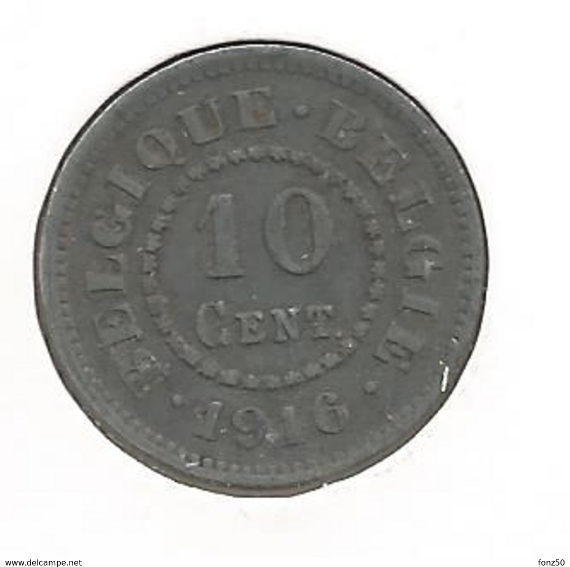 ALBERT I * 10 Cent 1916 Frans/vlaams * Prachtig * Nr 12332 - 50 Cent