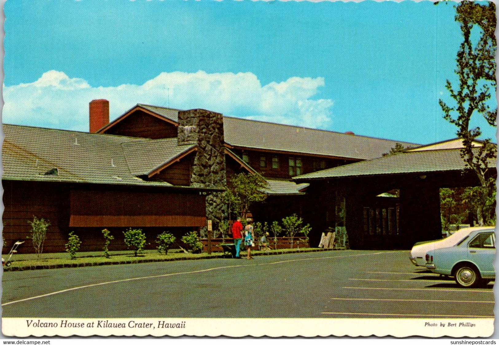 Hawaii Volcanoes National Park The Volcano House At Kilauea Crater - Hawaï