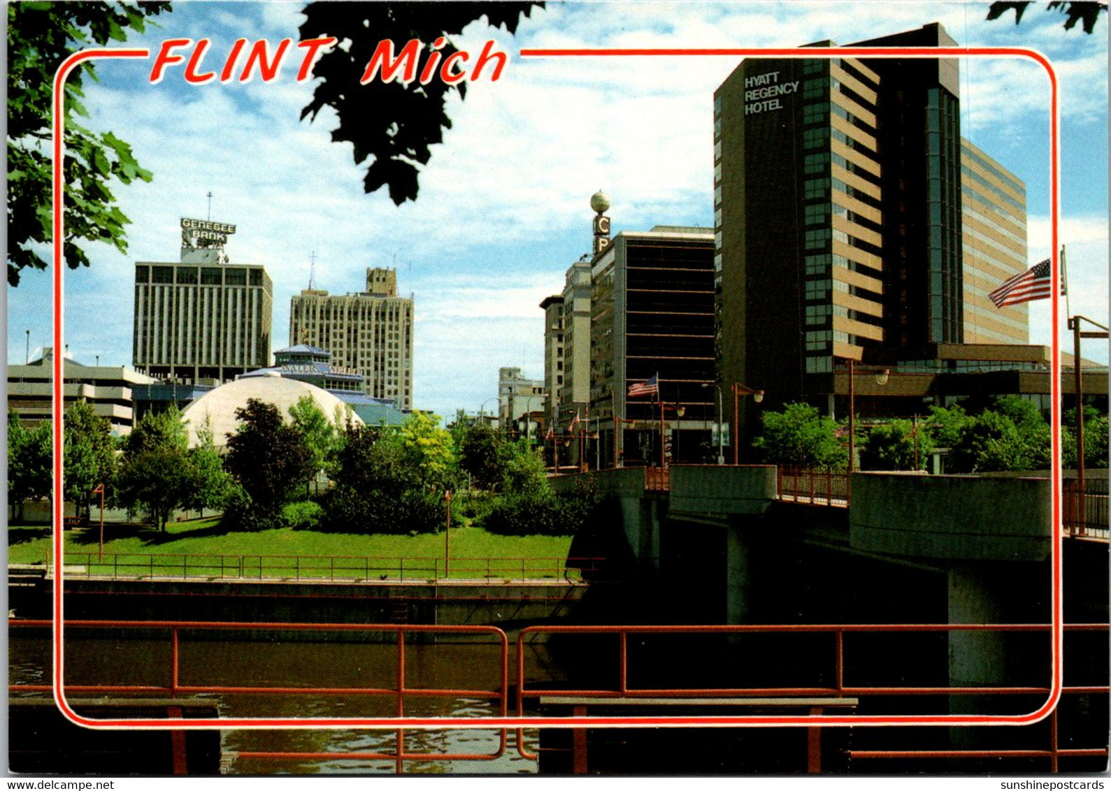 Michigan Flint Downtown View - Flint