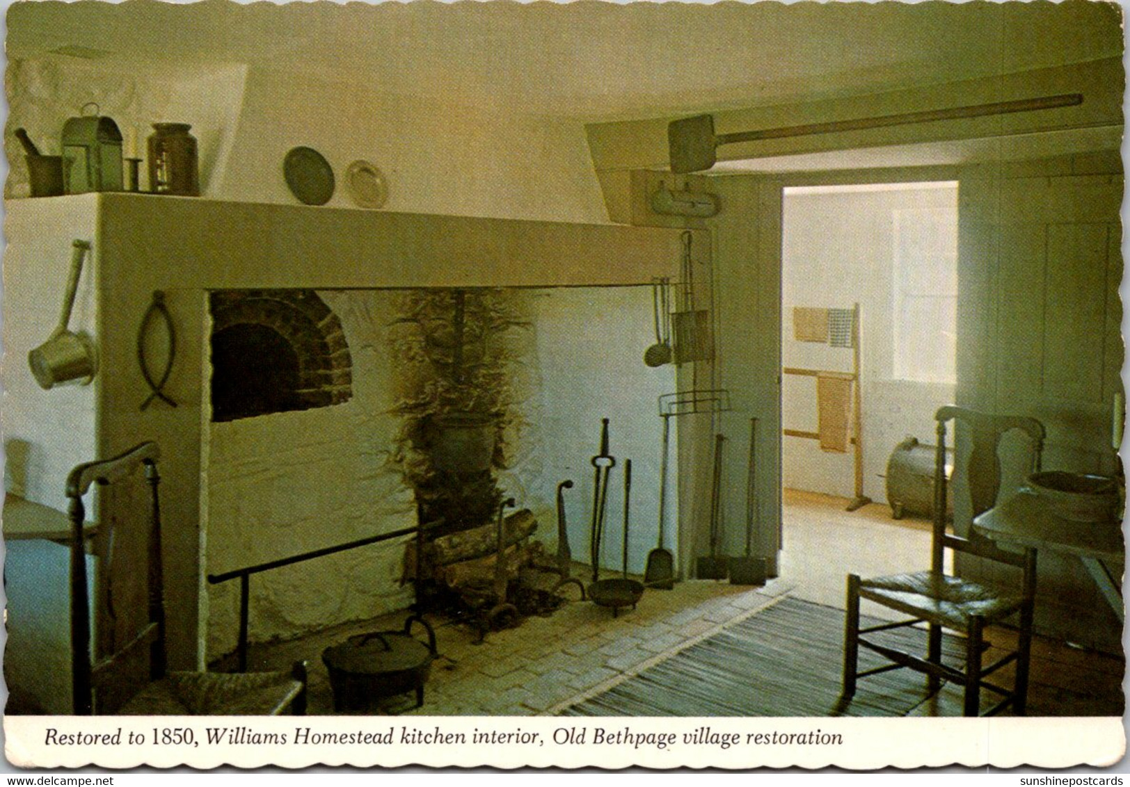 New York Long Island Old Bethpage Village Restoration Williams Homestead Kitchen Interior - Long Island