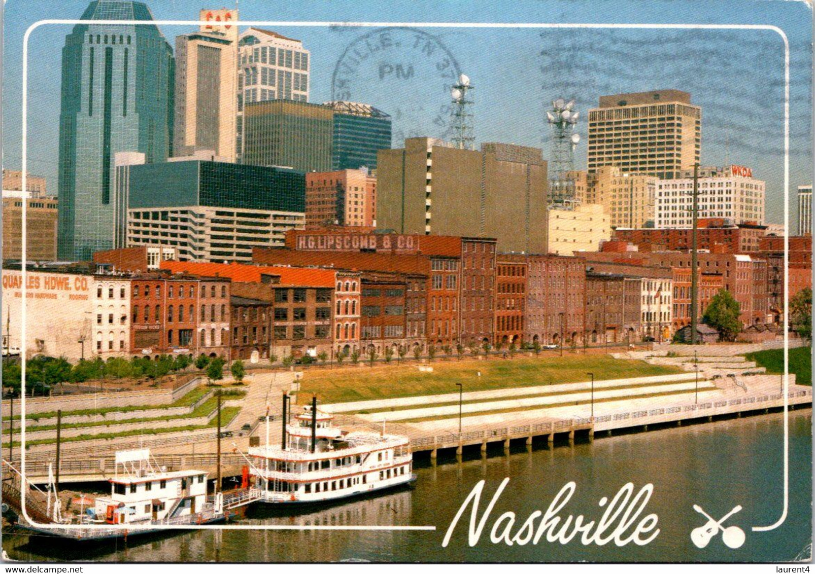 (4 N 8A) USA  (posted To France 1989) Nashville - Nashville