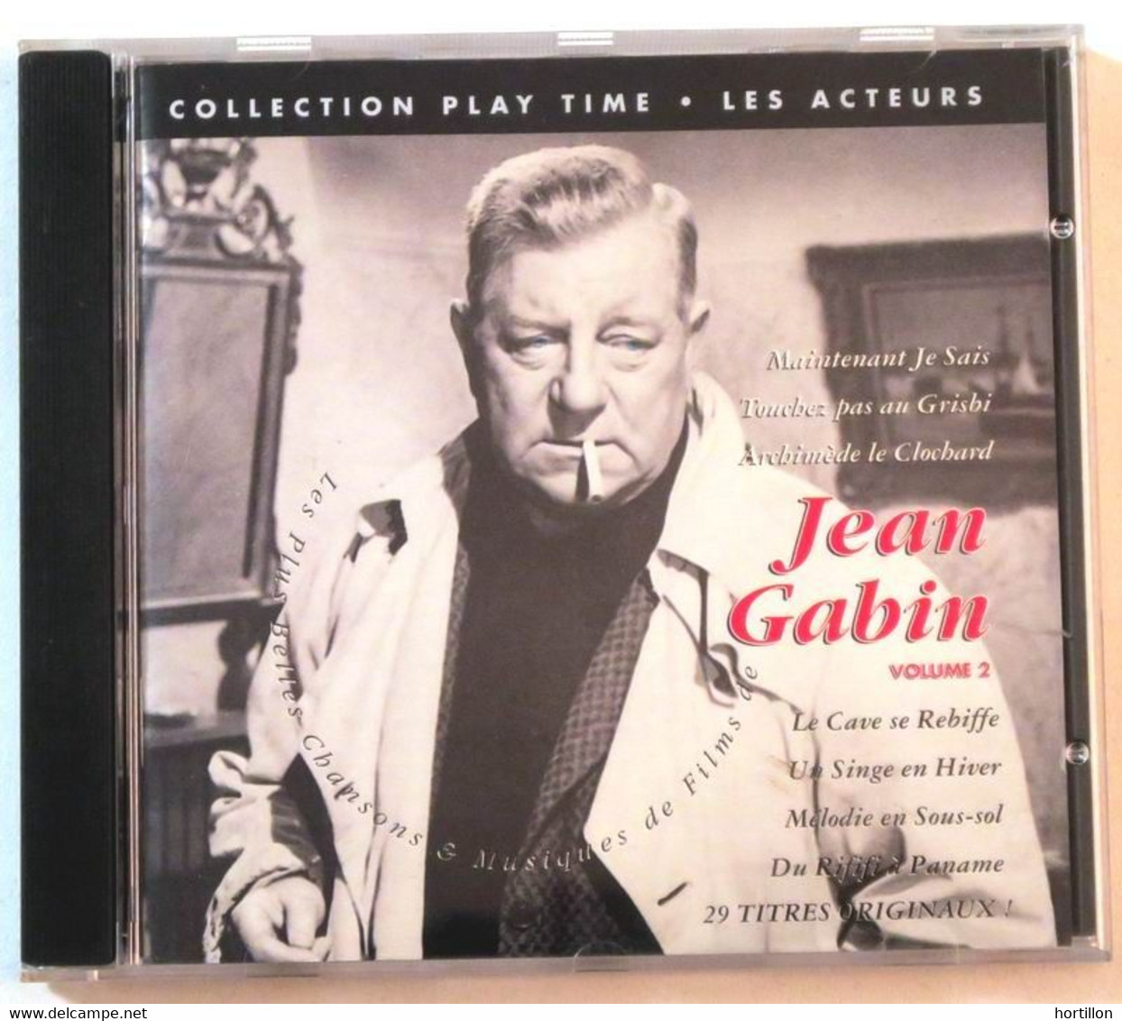 CD Album JEAN GABIN Les Plus Belles Musiques De Films - Label PLay Time 1995 - PL 9519 - Filmmusik