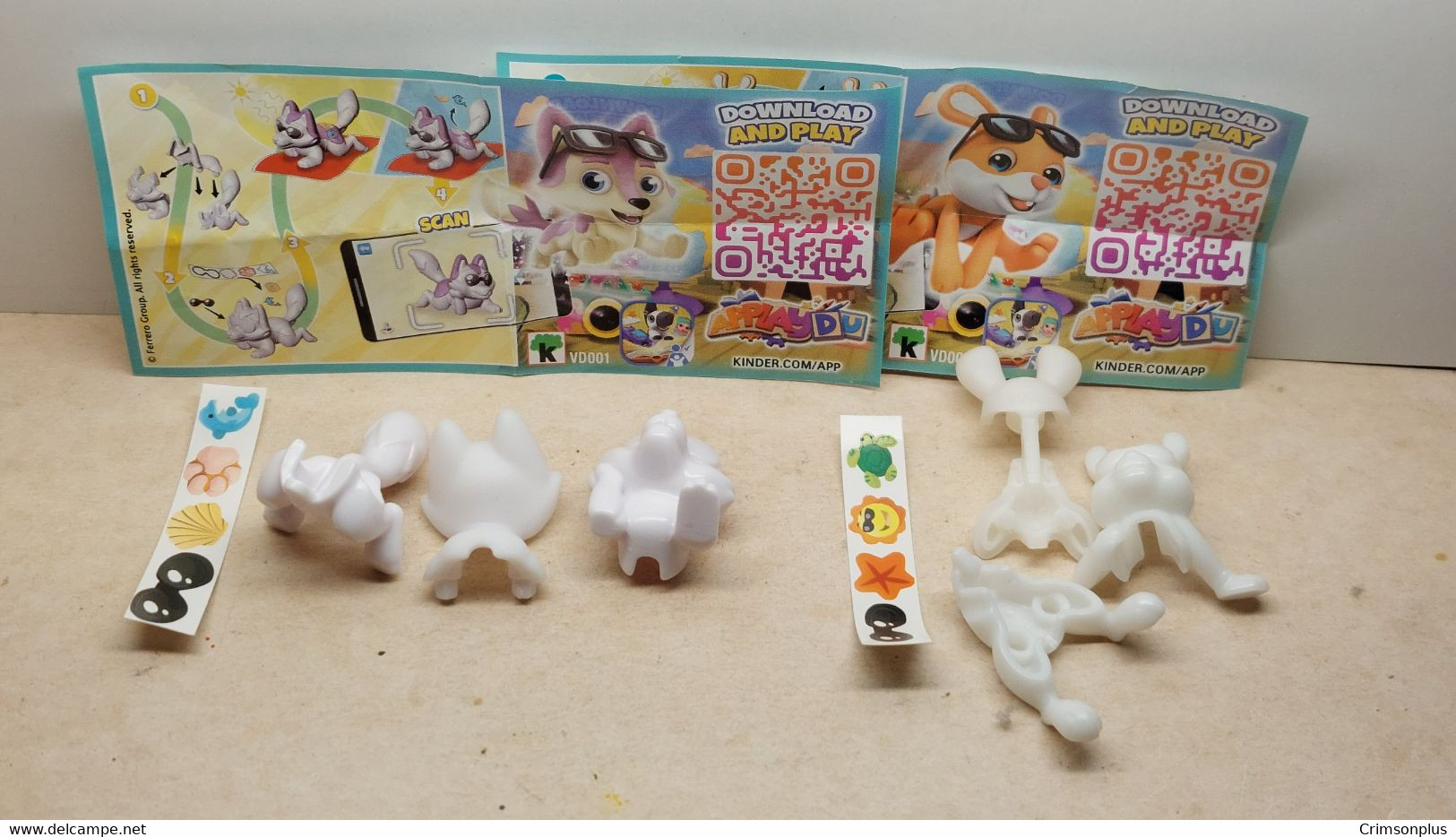 2022 Ferrero - Kinder Surprise - VD001 & VD002 - Changing Seasons - Complete Set + 2 BPZ's - Monoblocs