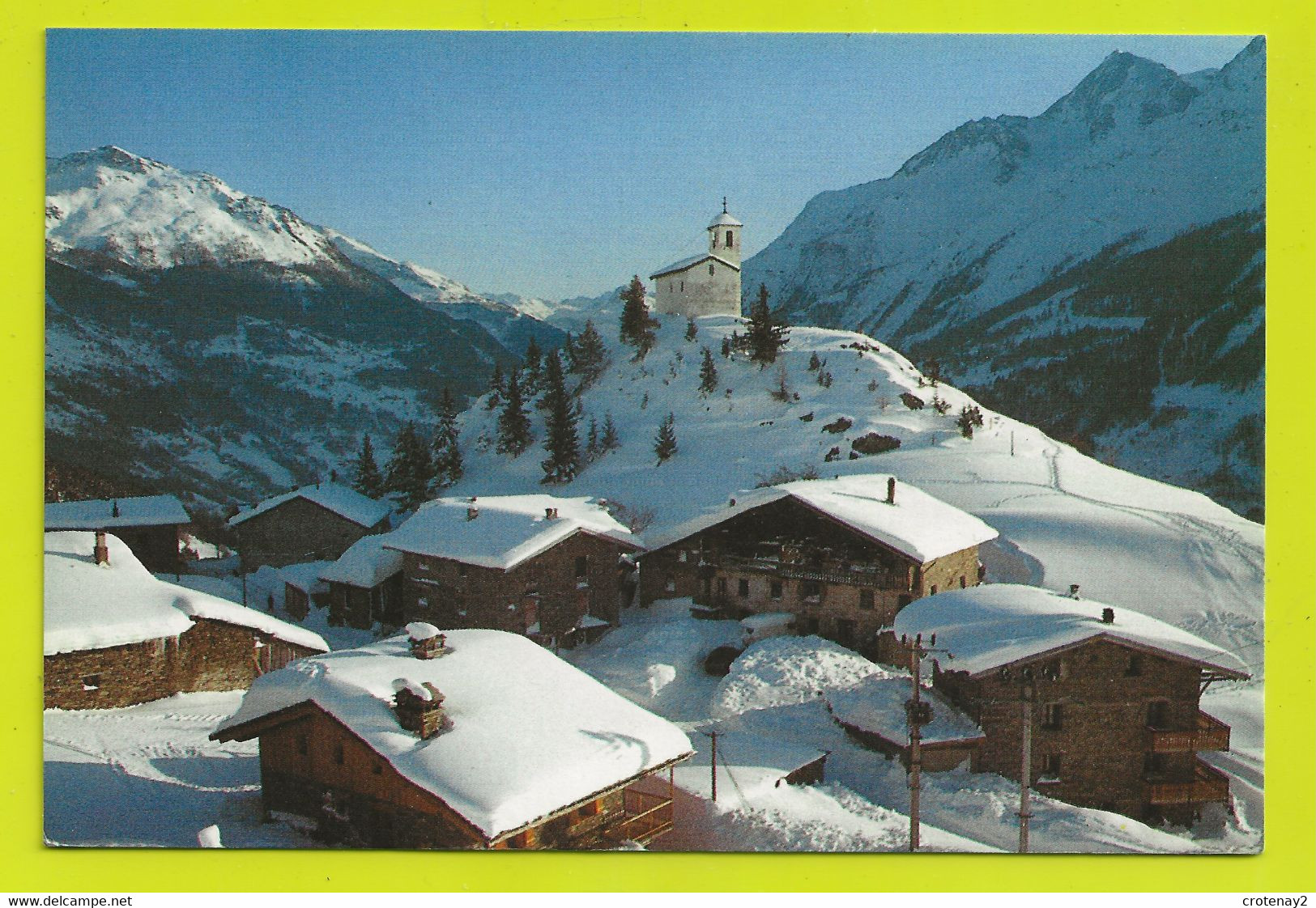 73 MONTVALEZAN LA ROSIERE Le Village Du Châtelard Carte Postée à SEEZ En 1993 Edit Gaide - Le Chatelard