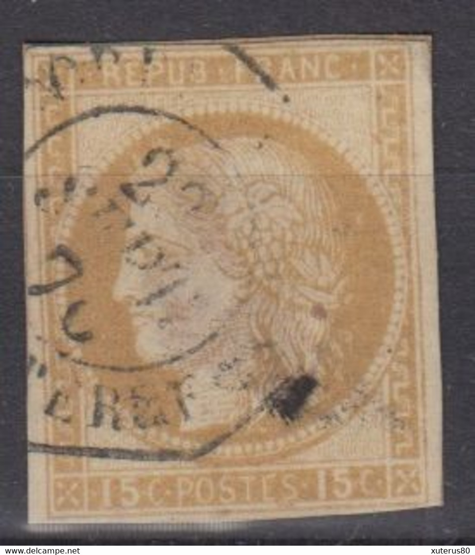 #190 COLONIES GENERALES N° 19 Oblitéré CORR D'ARMEES BASSE-TERRE (Guadeloupe) - Cérès