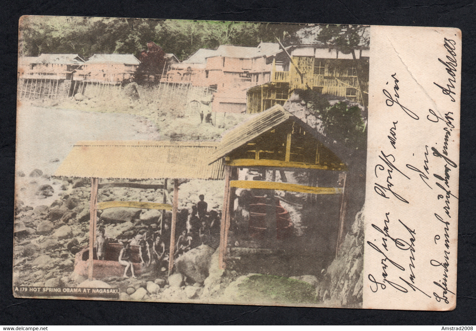 1907 JAPAN HOT SPRING OBAMA AT NAGASAKI 小浜市  長崎 GIAPPONE JAPON NIPPON TRES RARE CARTE 長崎の小浜温泉 - Hiroshima