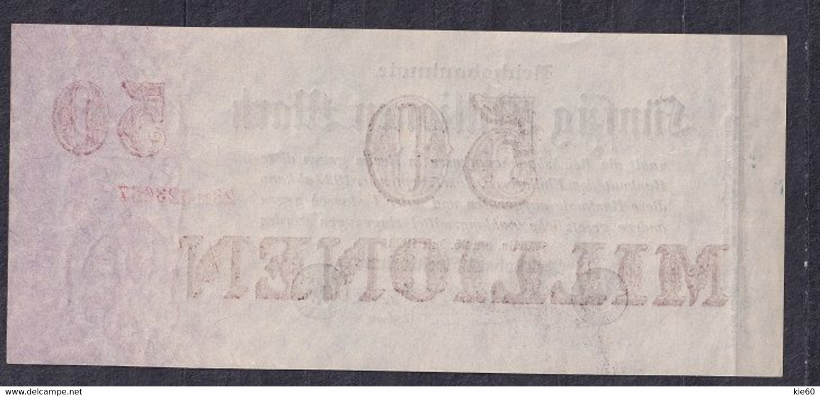 Germany - 1923 - 50 000 000 Mark  -T.. R97a.. UNC - 50 Millionen Mark