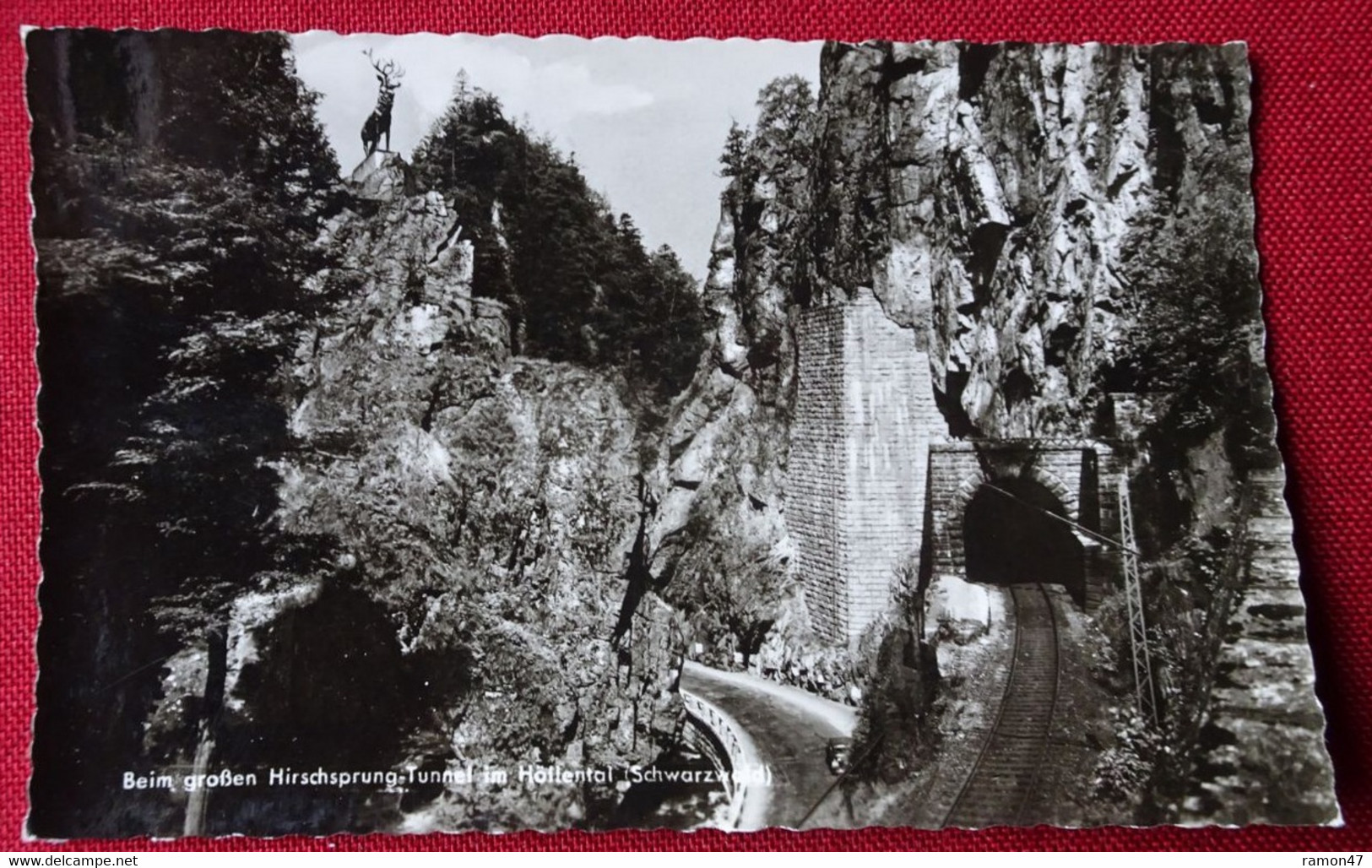 Beim Grossen Hirschsprung Tunnel Im Höllental (Schwarzwald) - Verlag Erwin Burda, Freiburg - # 39/28 - Höllental