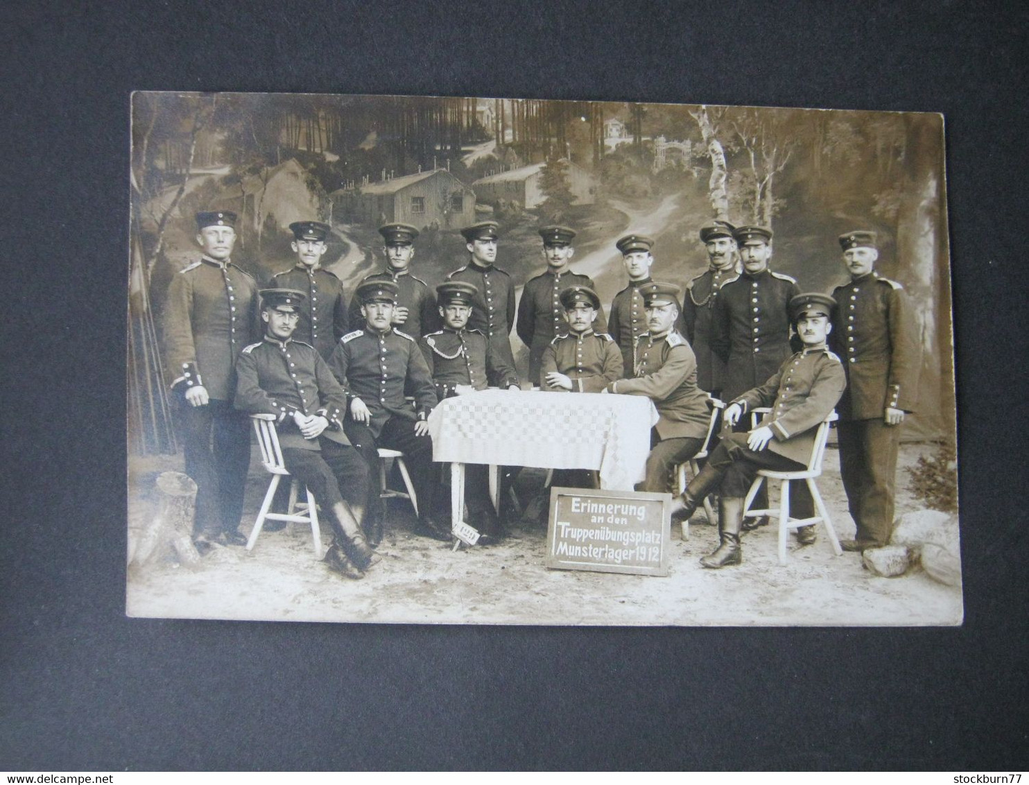 MUNSTER  , Soldatenkarte ,  Seltene Ansichtskarten Um 1909 - Munster