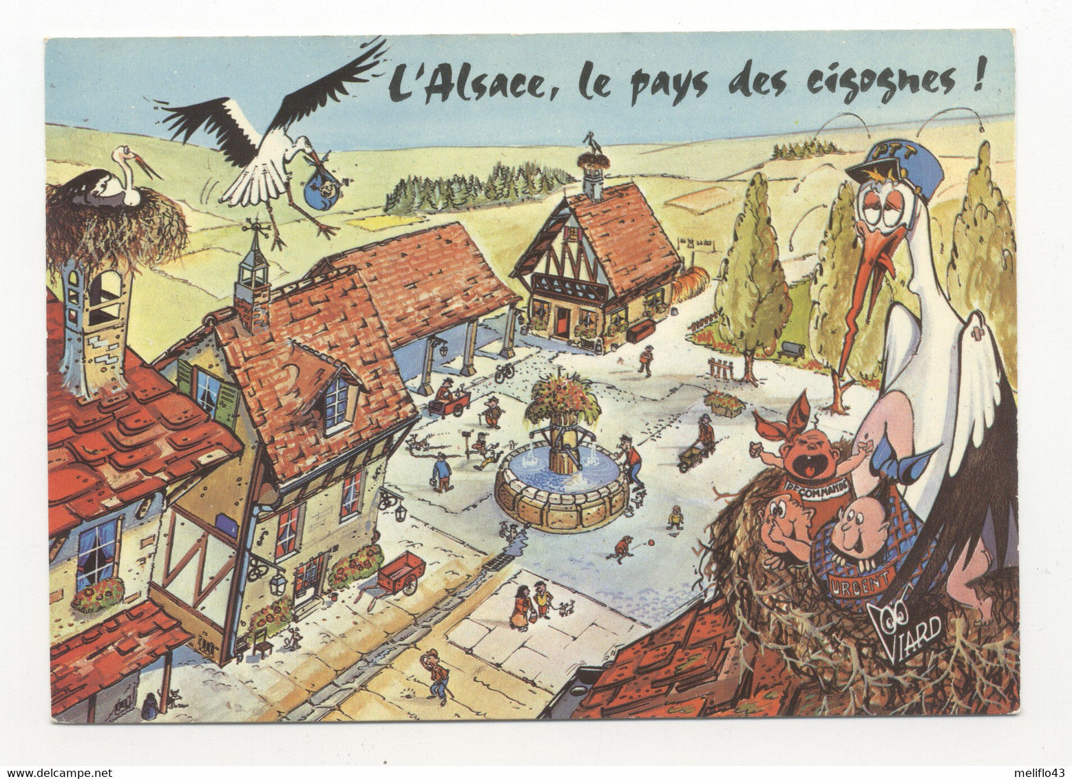 Humour - L'Alsace - CP (format 15 Cm * 10.5 Cm) - Alsace