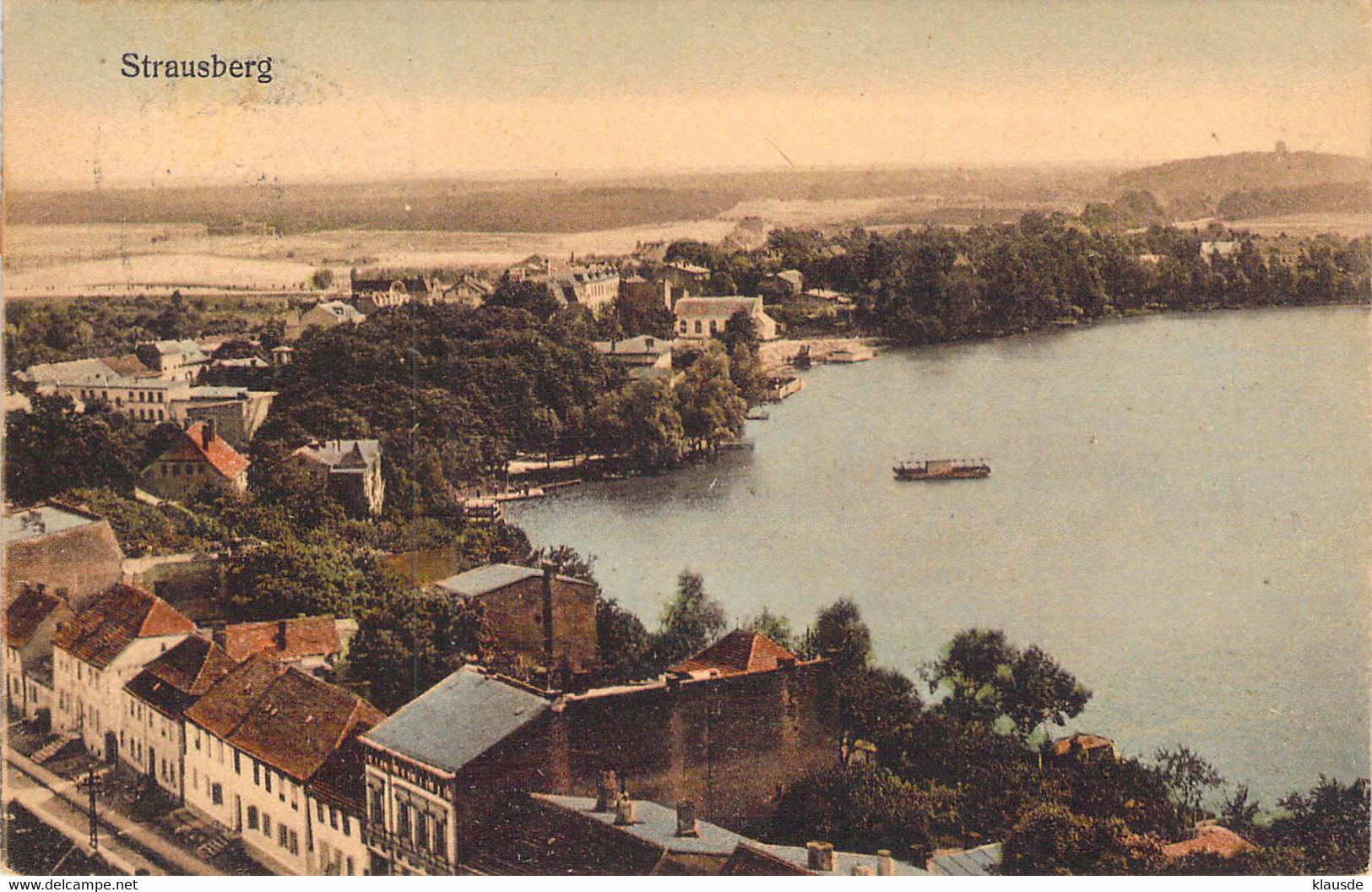 Strausberg - Straussee-Panorama 1921 - Strausberg