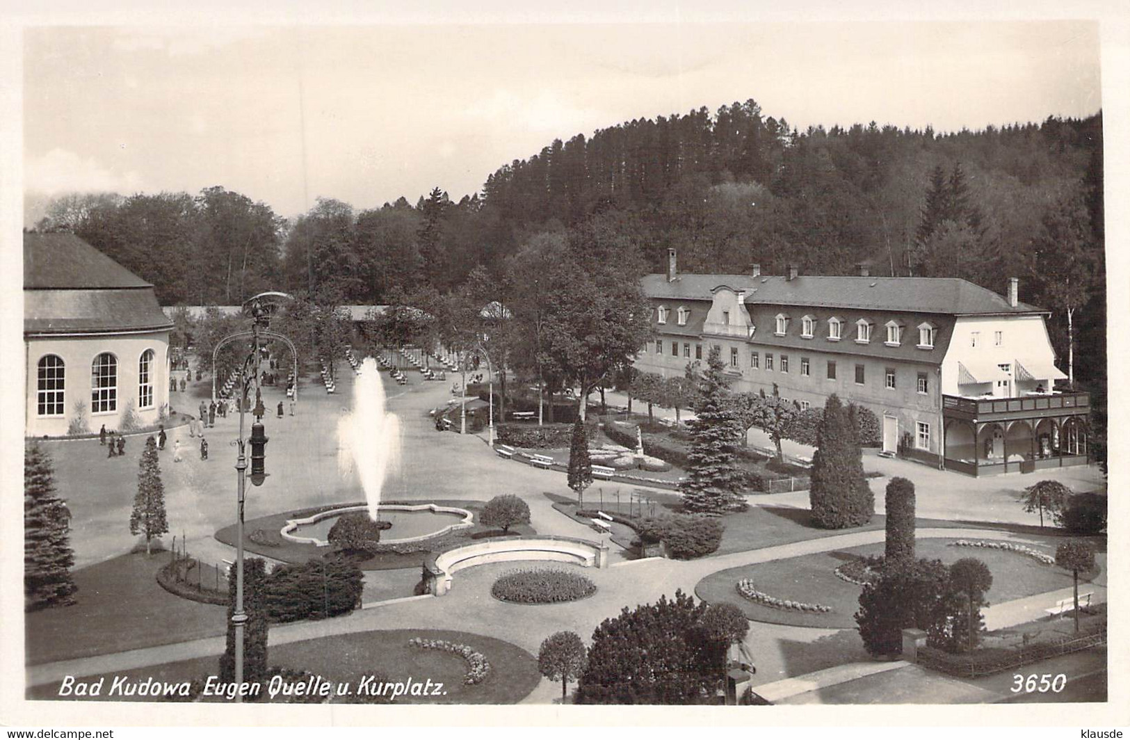 Bad Kudowa - Eugen Quelle U.Kurplatz Blanc - Schlesien