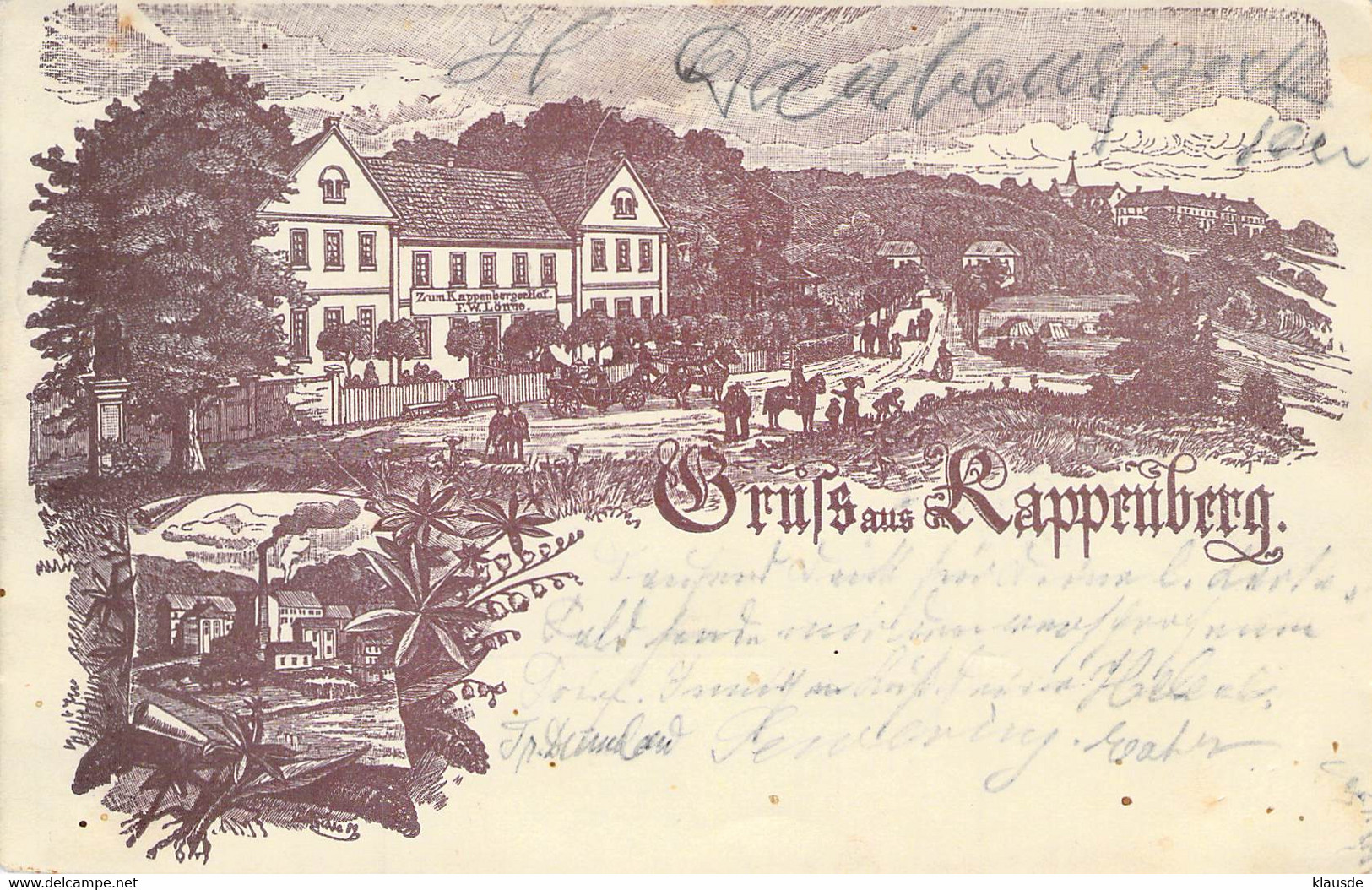 Gruß Aus Kappenberg AKS 1898 - Unna