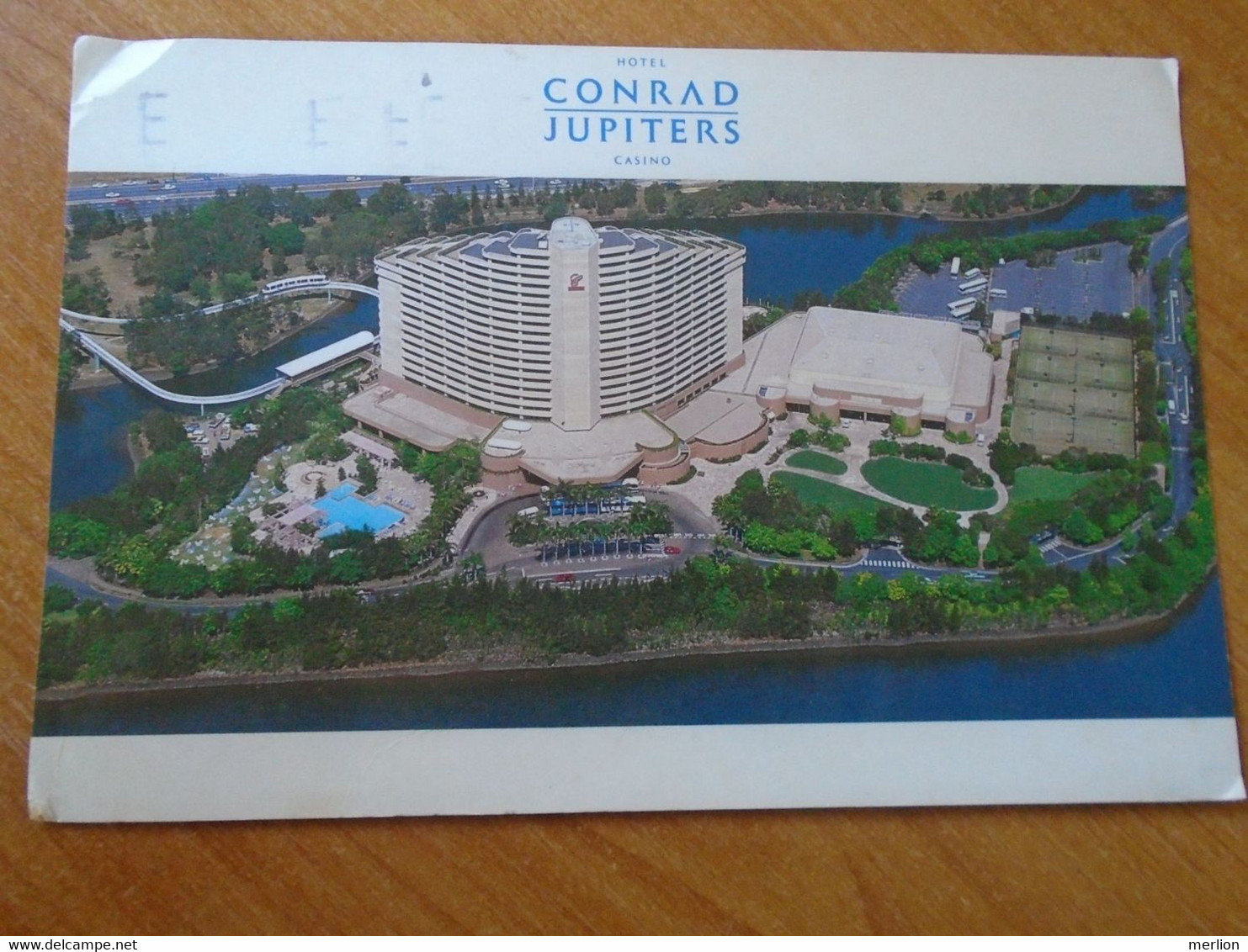 ZA407.29   Australia  - Postcard  - Queensland - Broadbeach Island  Hotel Conrad And Jupiters Casino  PU 1991 To Hungary - Sonstige & Ohne Zuordnung