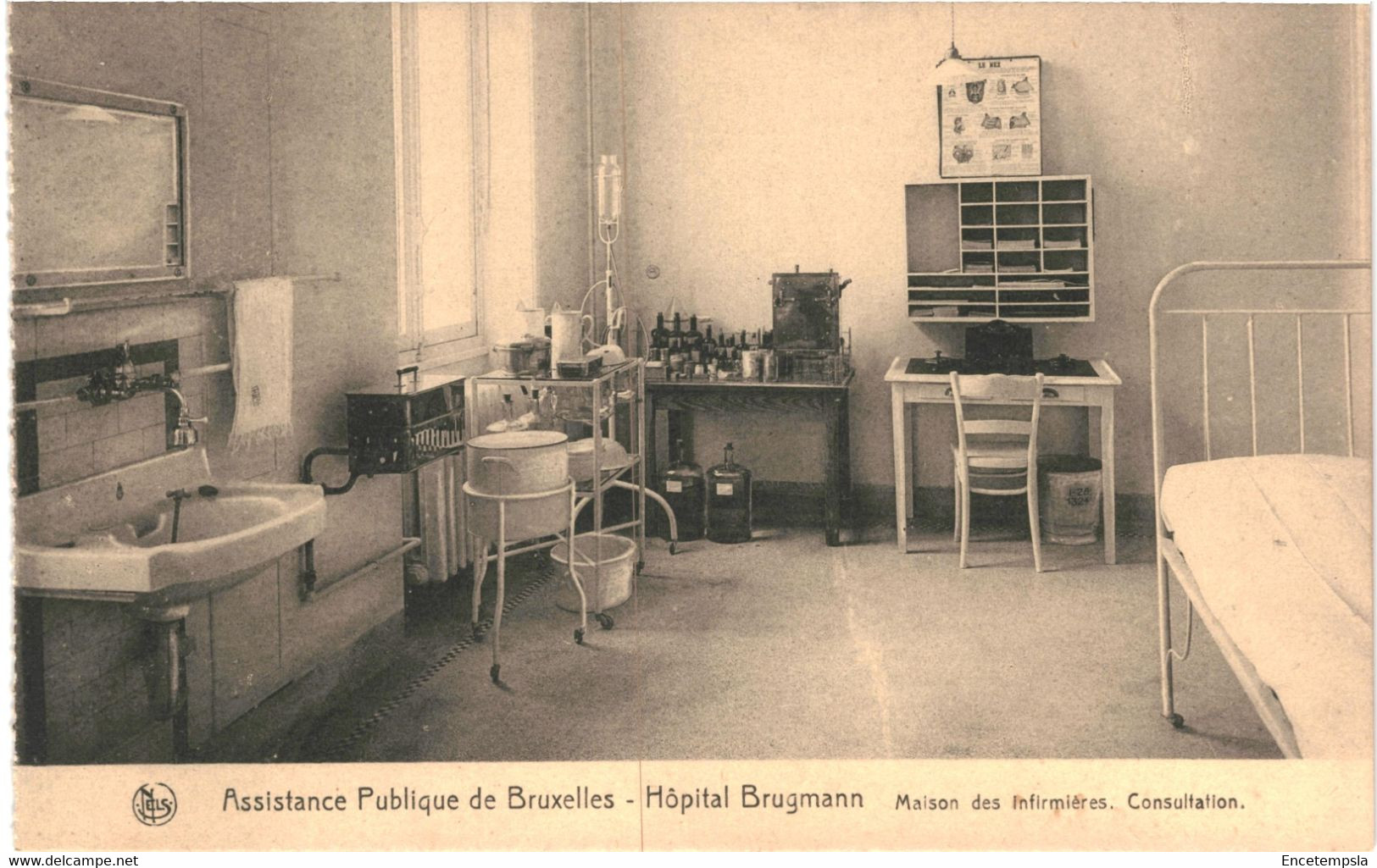 CPA Carte Postale Belgique Bruxelles Hôpital Brugmann Maison Des Infirmières Consultation    VM61844ok - Gesundheit, Krankenhäuser