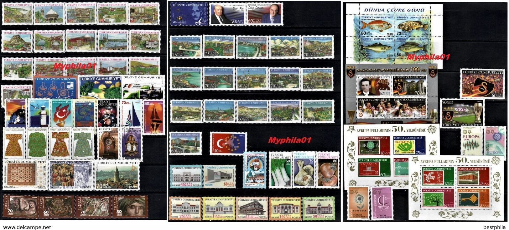 Turkey, Turkei - 2005 - Complete Year Set + İncludes Officials Series ** MNH - Neufs