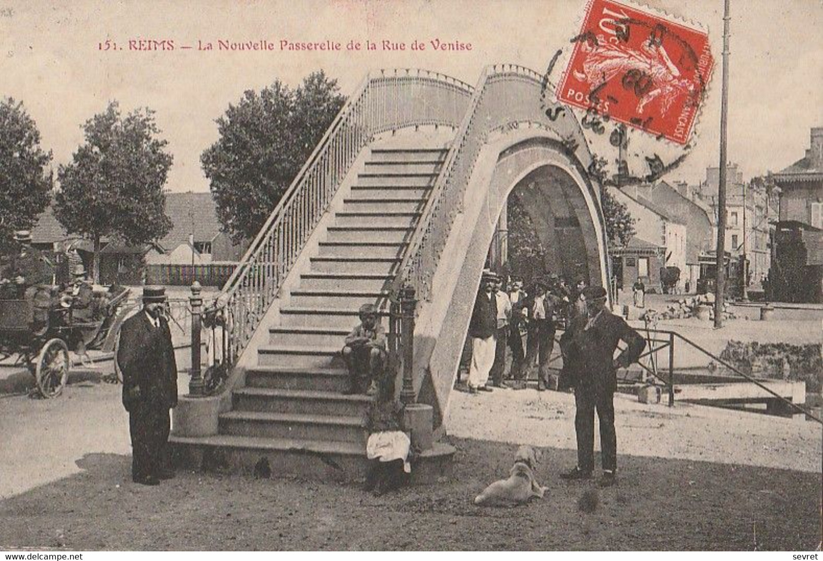 REIMS. - La Nouvelle Passerelle De La Rue De Venise - Reims