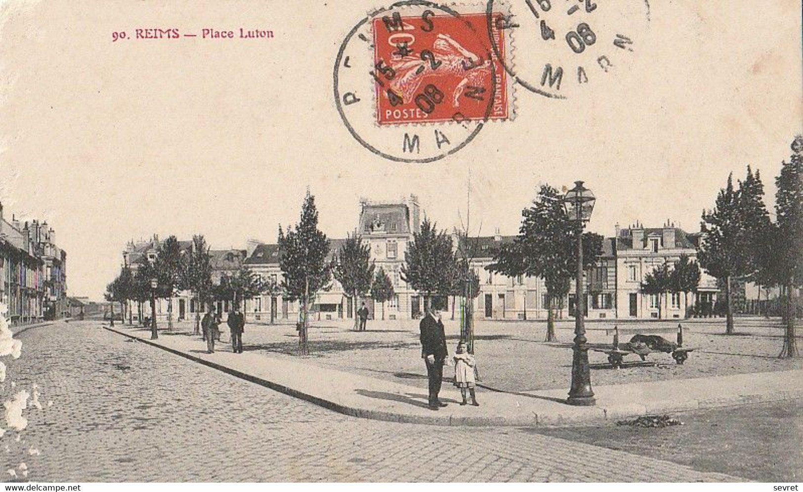 REIMS. - Place Luton - Reims