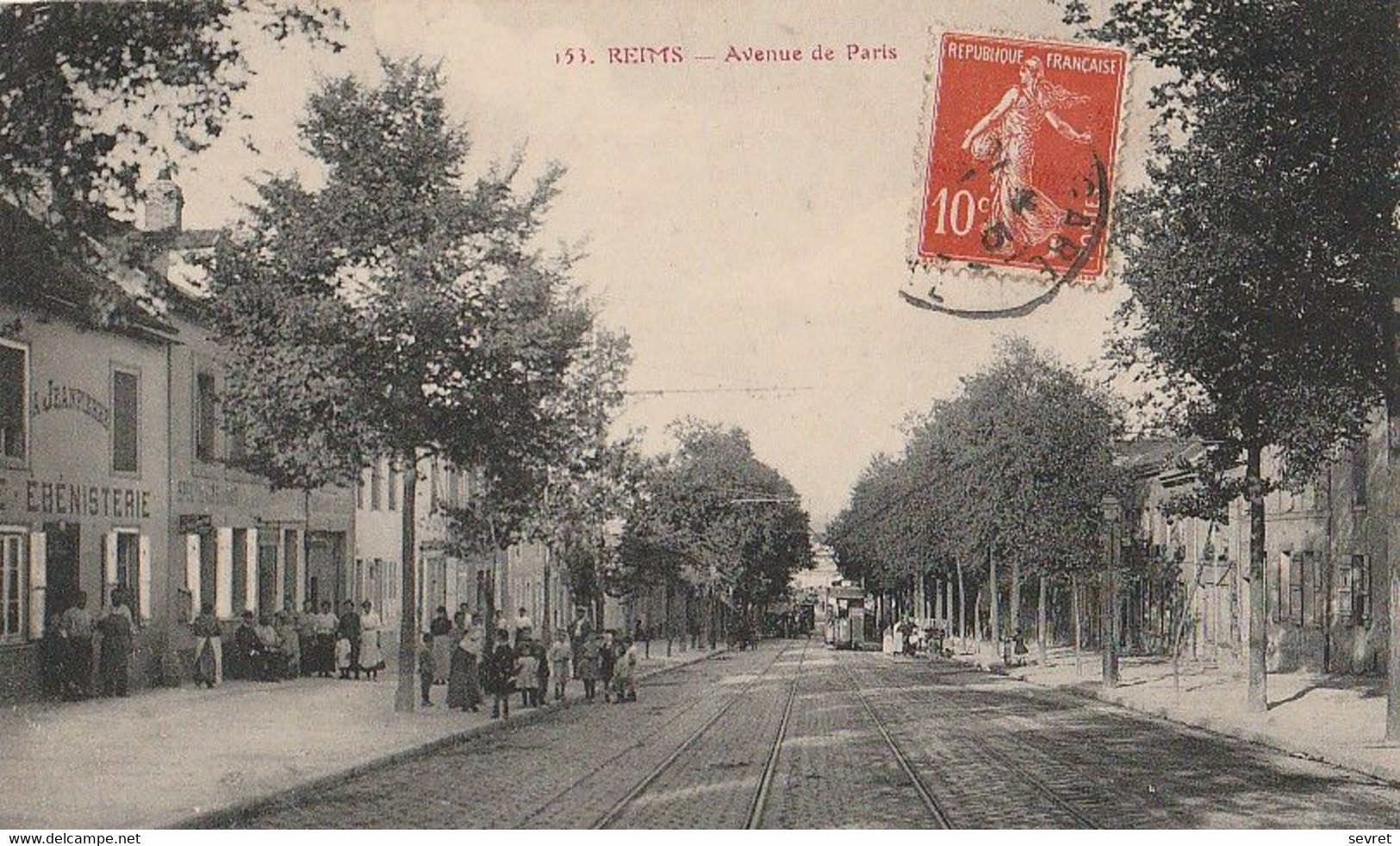 REIMS. - Avenue De Paris. Cliché RARE - Reims