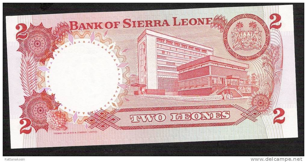 SIERRA LEONE  P6h 2 LEONES  DATE 4.8.1985  #B/158   UNC. - Sierra Leone