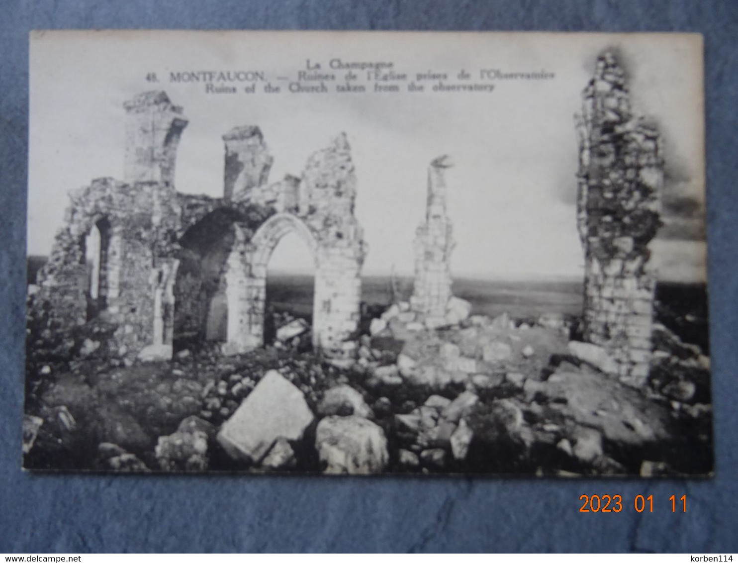 RUINES DE L'EGLISE - Montfaucon