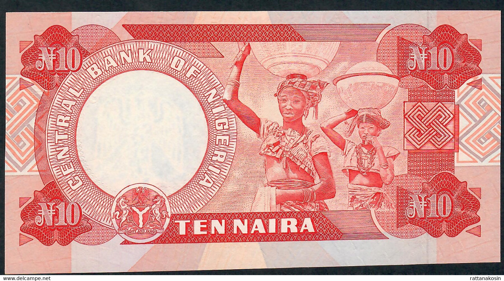 NIGERIA  P25h 5  NAIRA  2004      Signature 12       UNC. - Nigeria