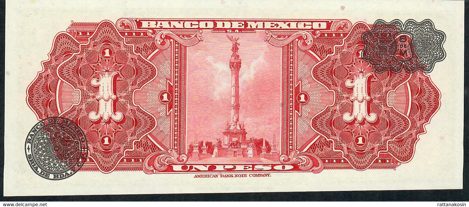 MEXICO   P59g   1 PESO  1961 #JO      UNC. - Mexique
