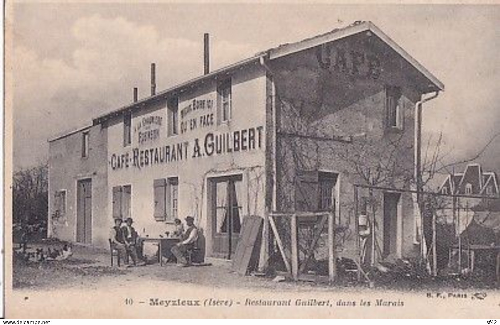 MEYZIEU                                  RESTAURANT GUILBERT. DANS LES MARAIS - Meyzieu