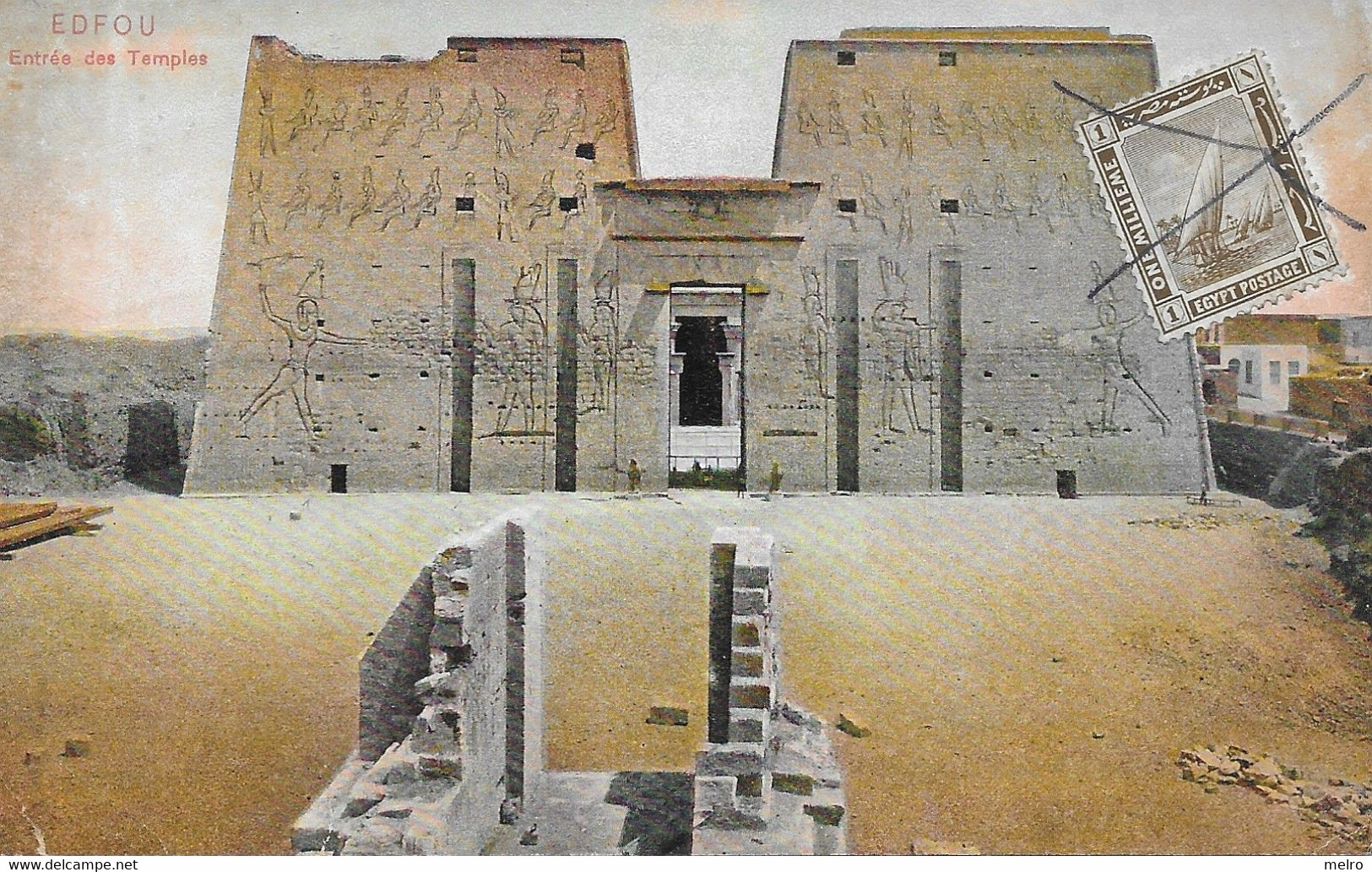 CPA - Egypte - Edfou -  Entrée Des Temples. - Edfou